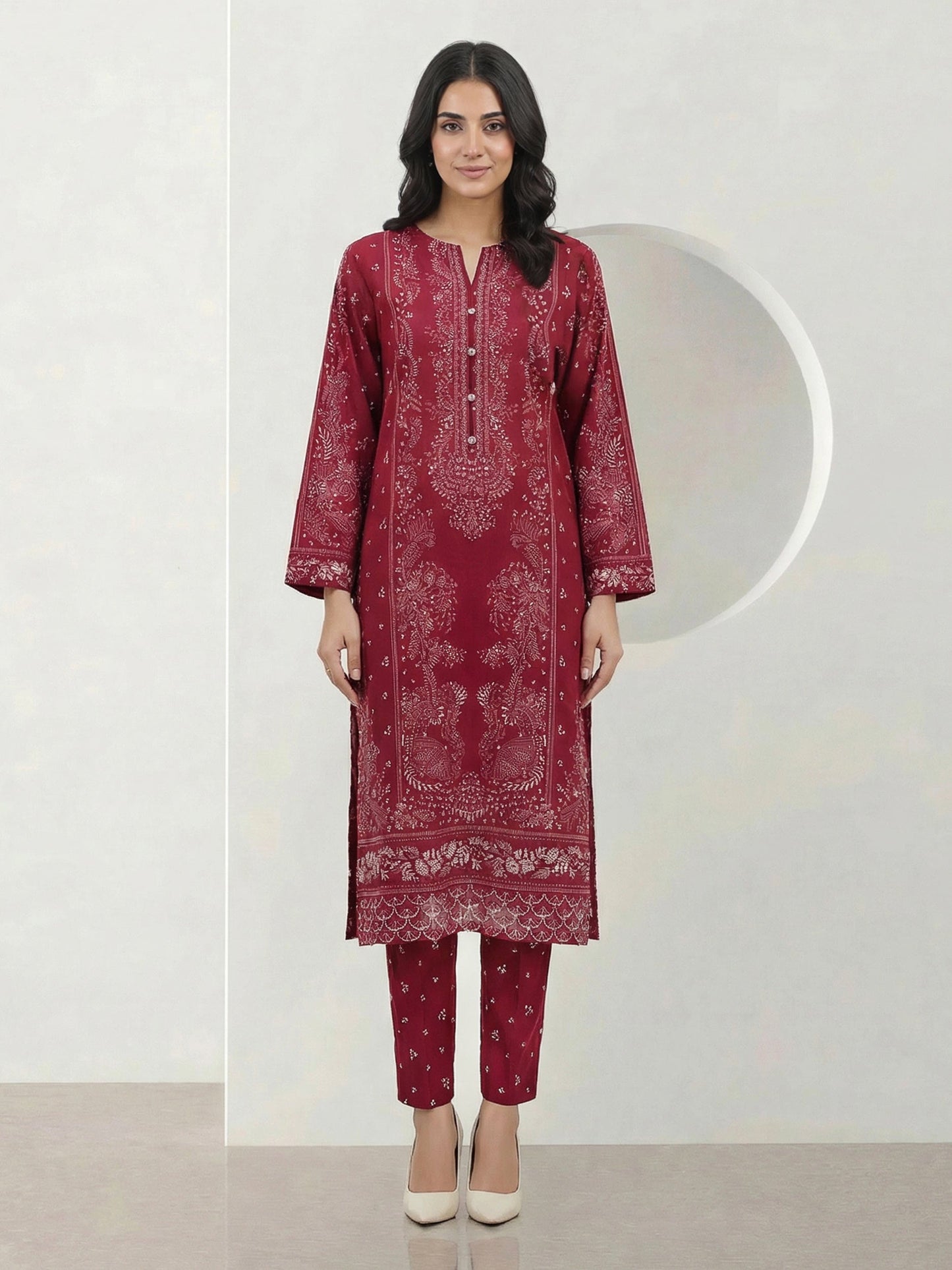 2 Piece Lawn Suit (Pret)