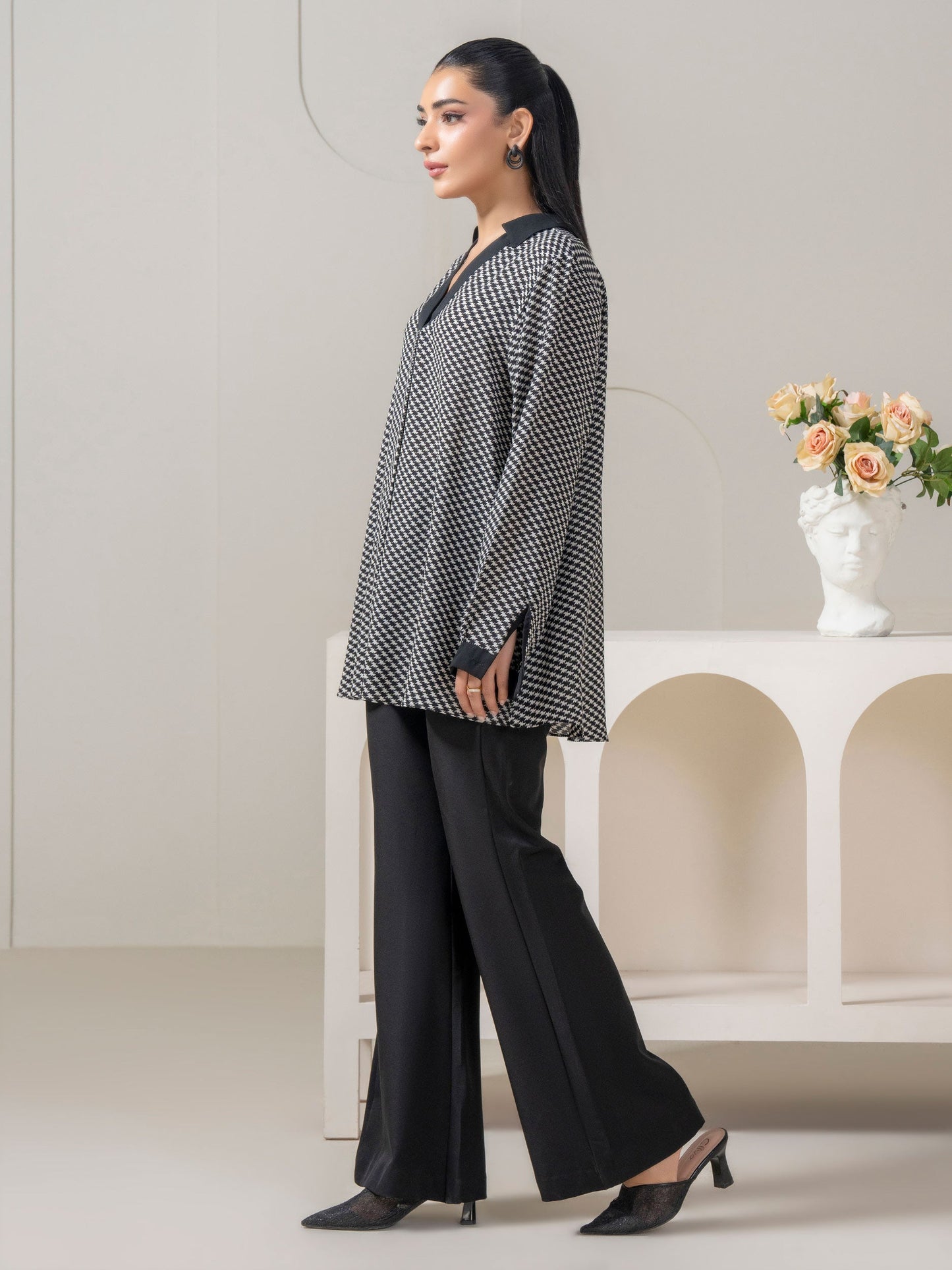 Printed Chiffon Top