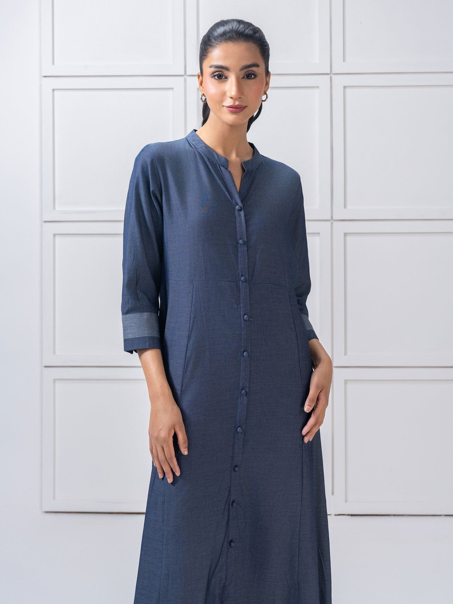 Dyed Denim Dress