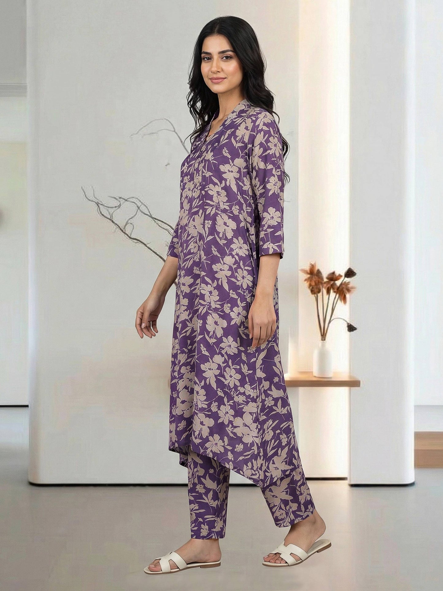 2 Piece Silk Suit (Pret)