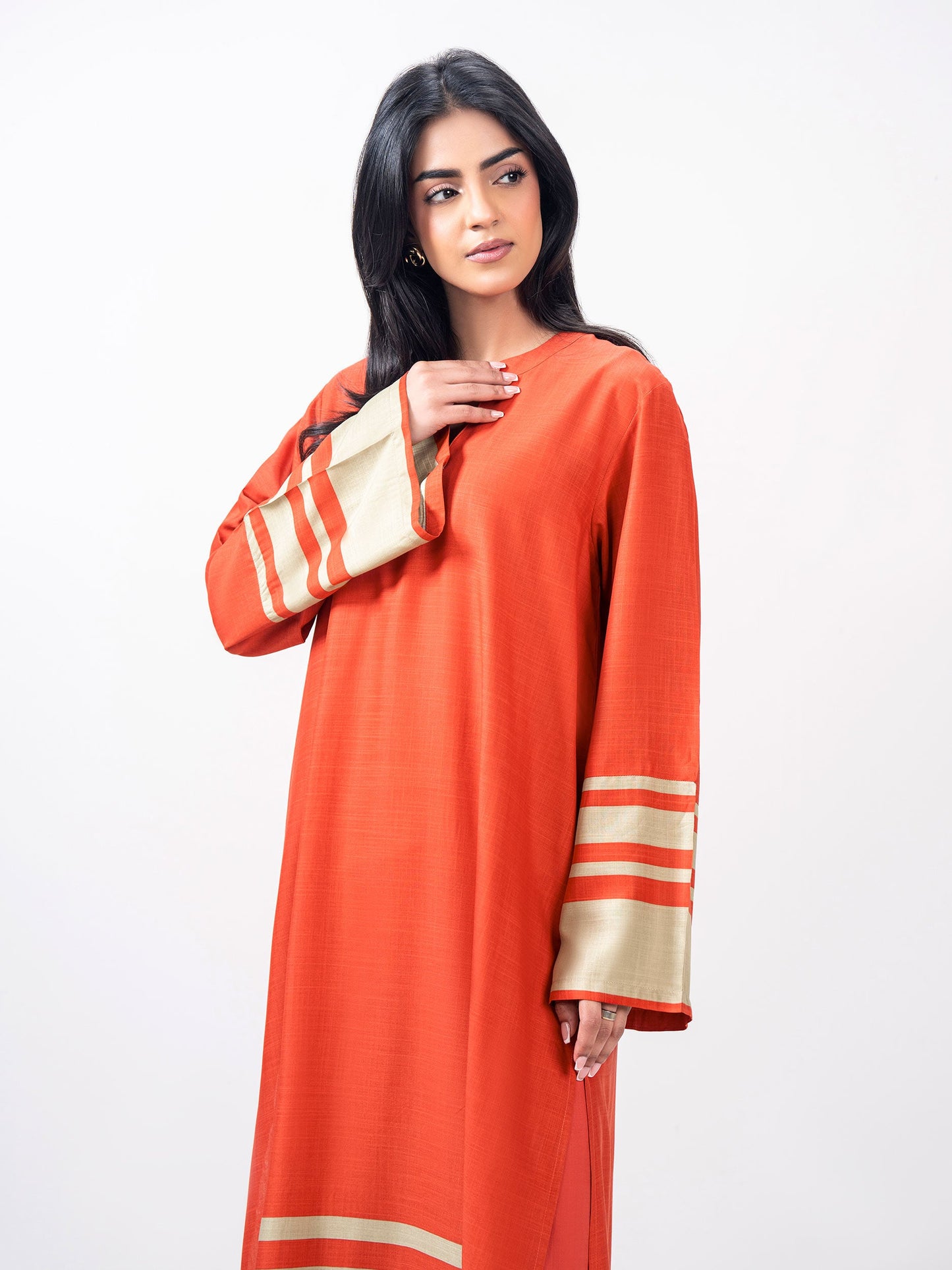 2 Piece Viscose Slub Suit (Pret)