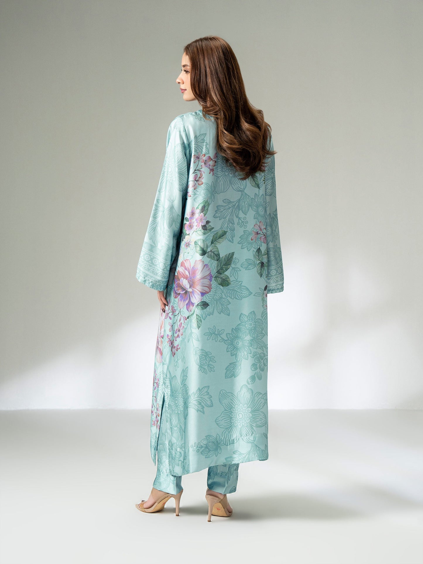 2 Piece Silk Suit (Pret)