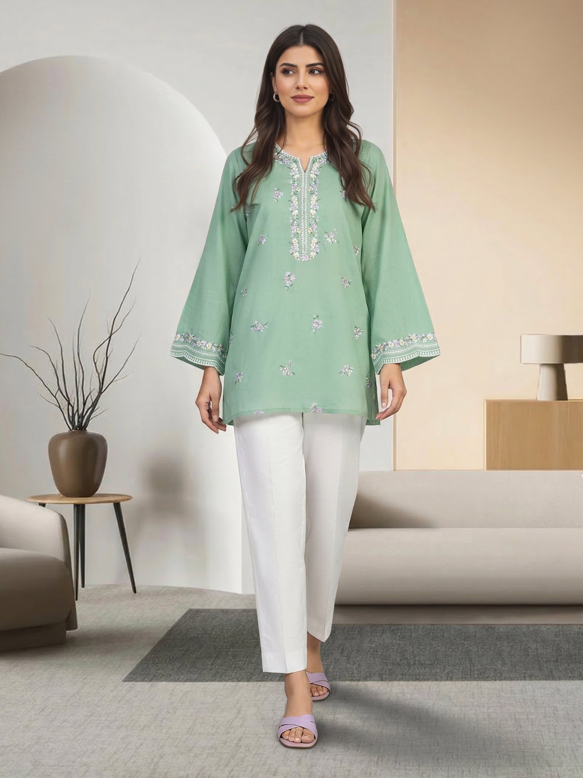lawn-kurti--embroidered-(pret)