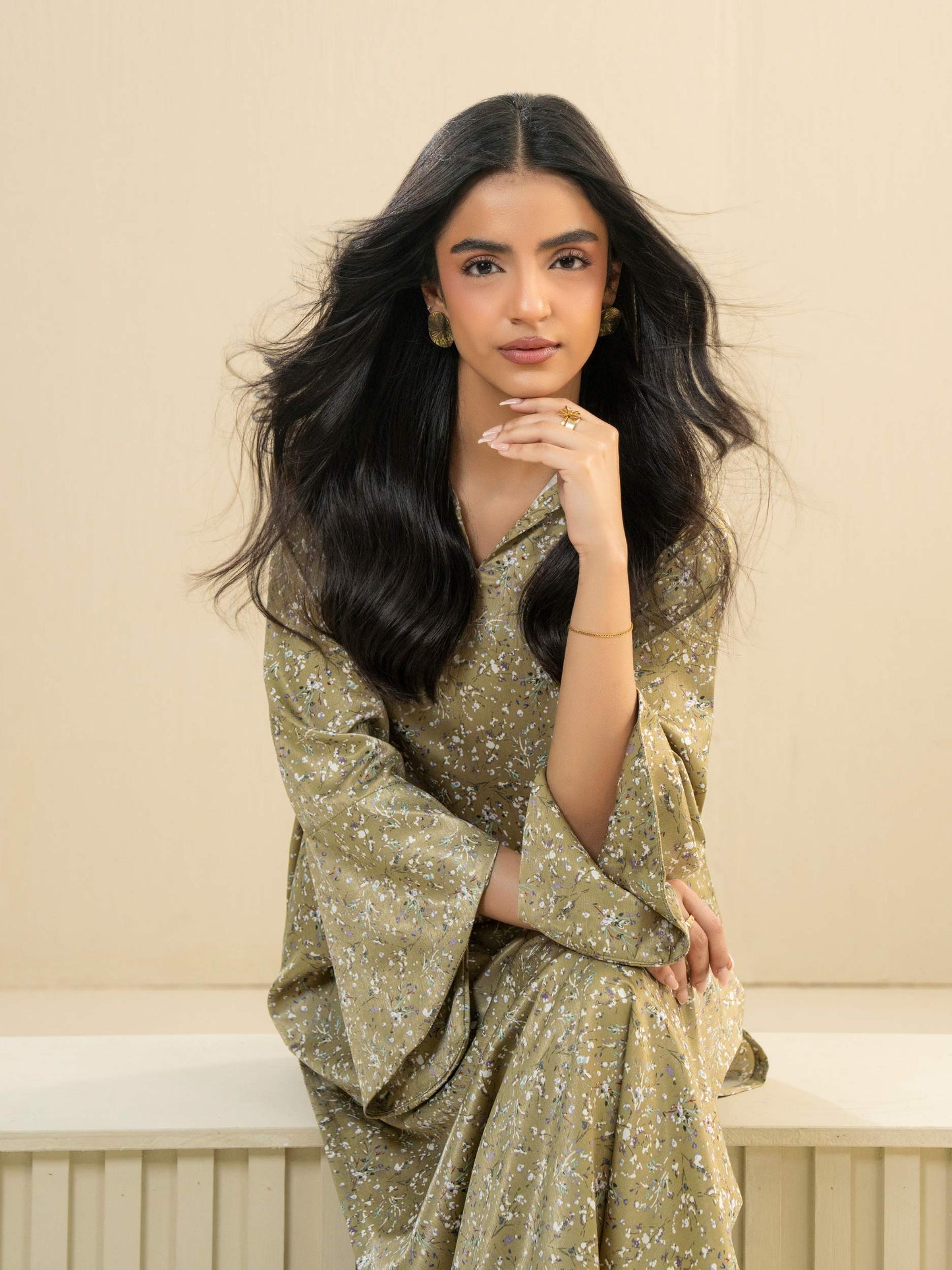 2 Piece Silk Suit-Printed (Pret)