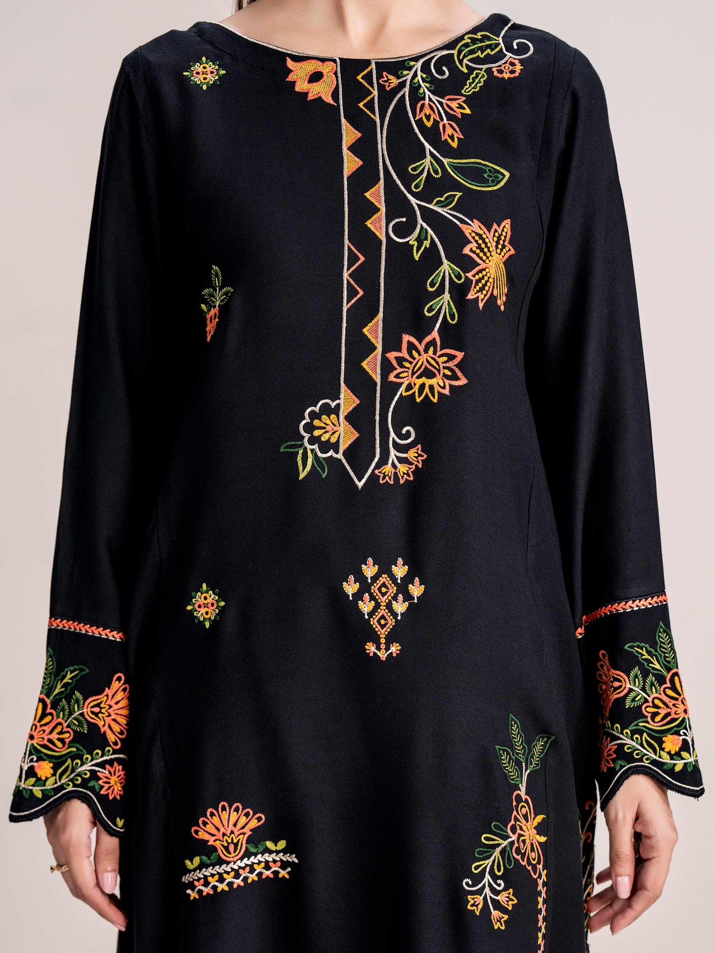 2 Piece Marina Suit- Embroidered (Pret)