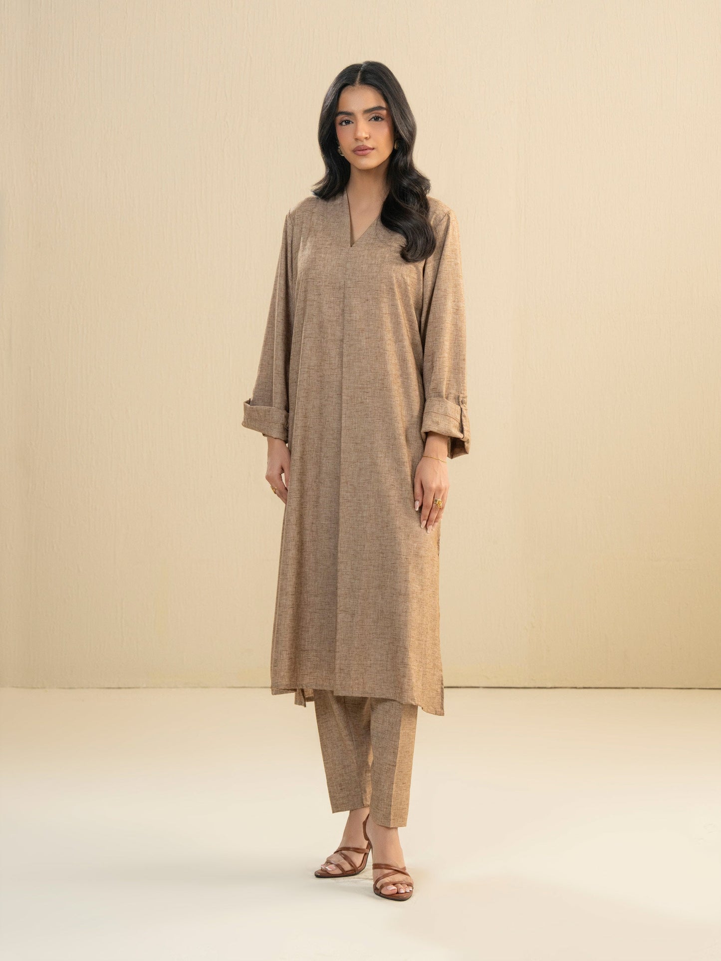 2 Piece Yarn Dyed Suit-Dyed (Pret)