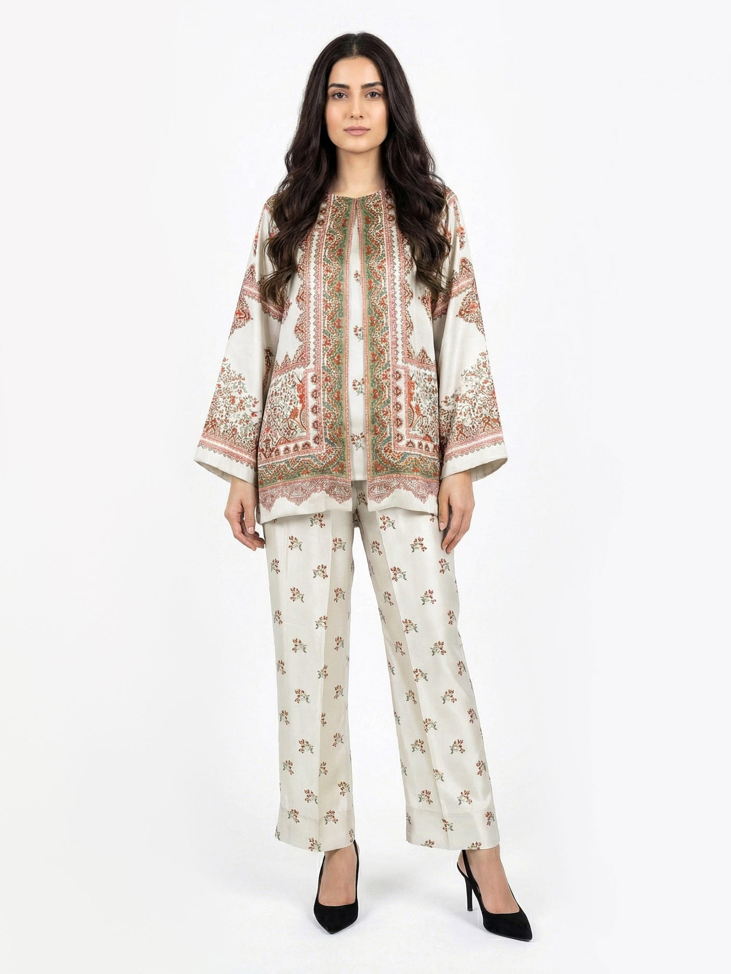 2 Piece Cardigan Suit (Pret)