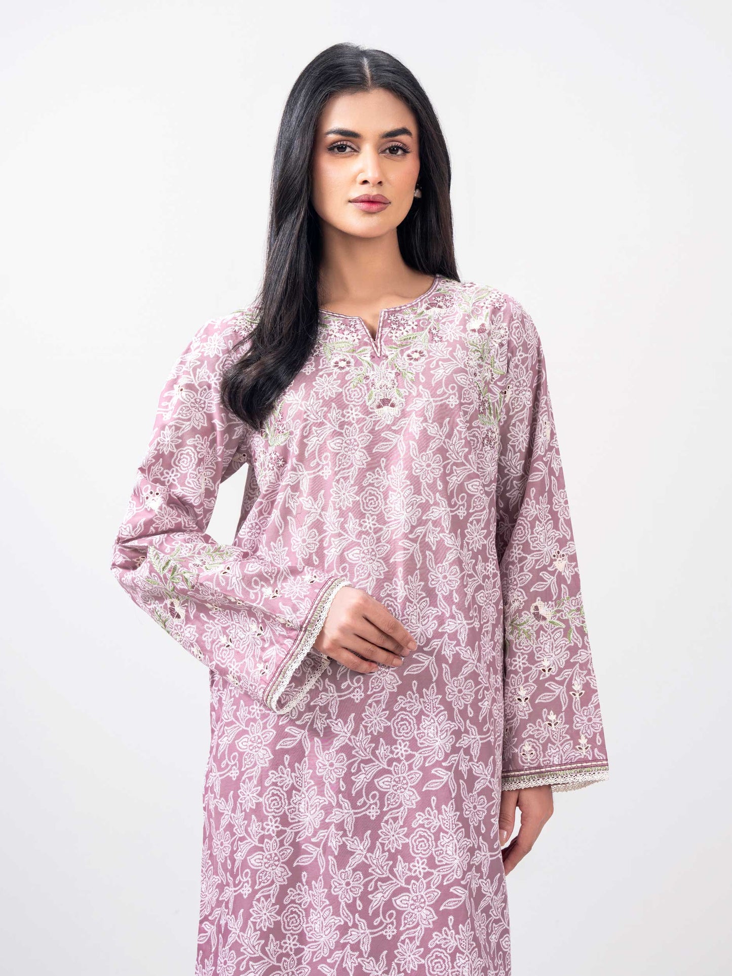 2 Piece Lawn Suit- Embroidered (Pret)