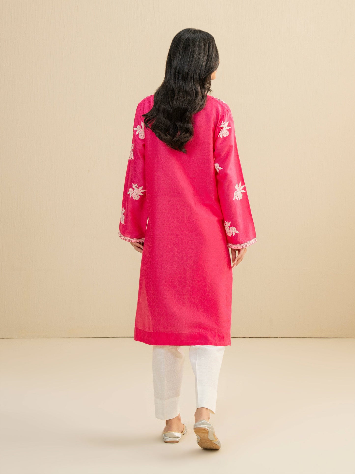 Jacquard Shirt-Embroidered (Pret)