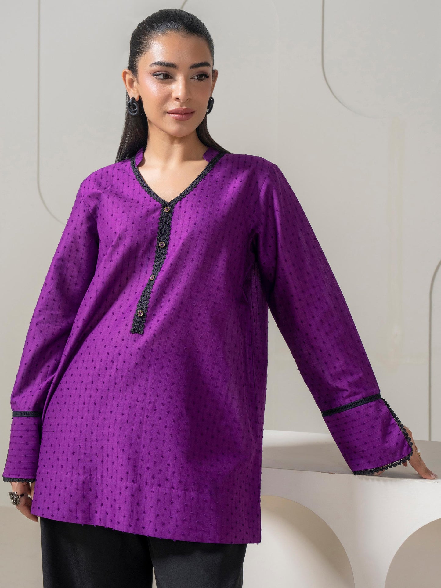 Lawn Top-Dyed (Pret)