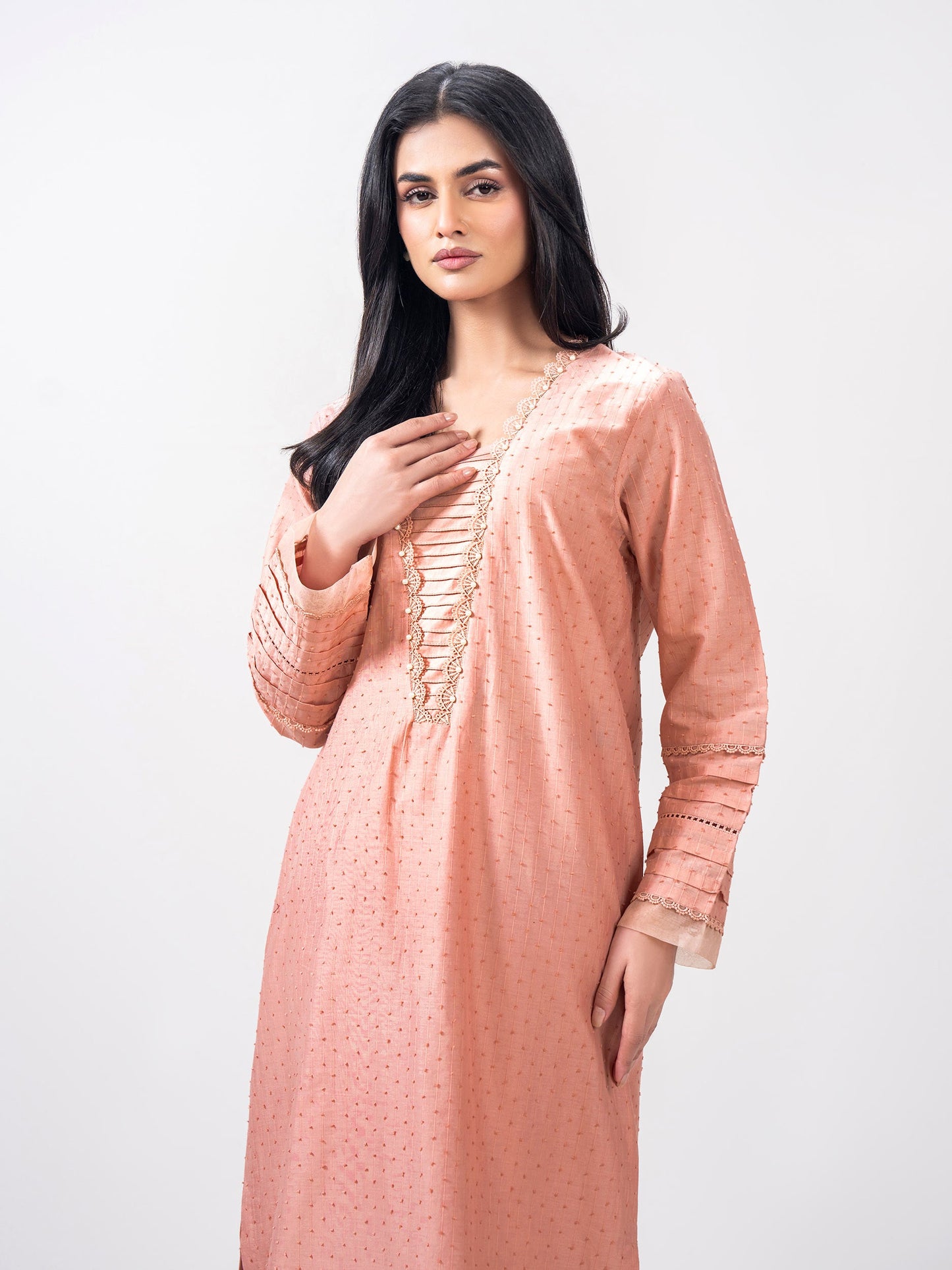 2 Lawn Texture- Embroidered (Pret)