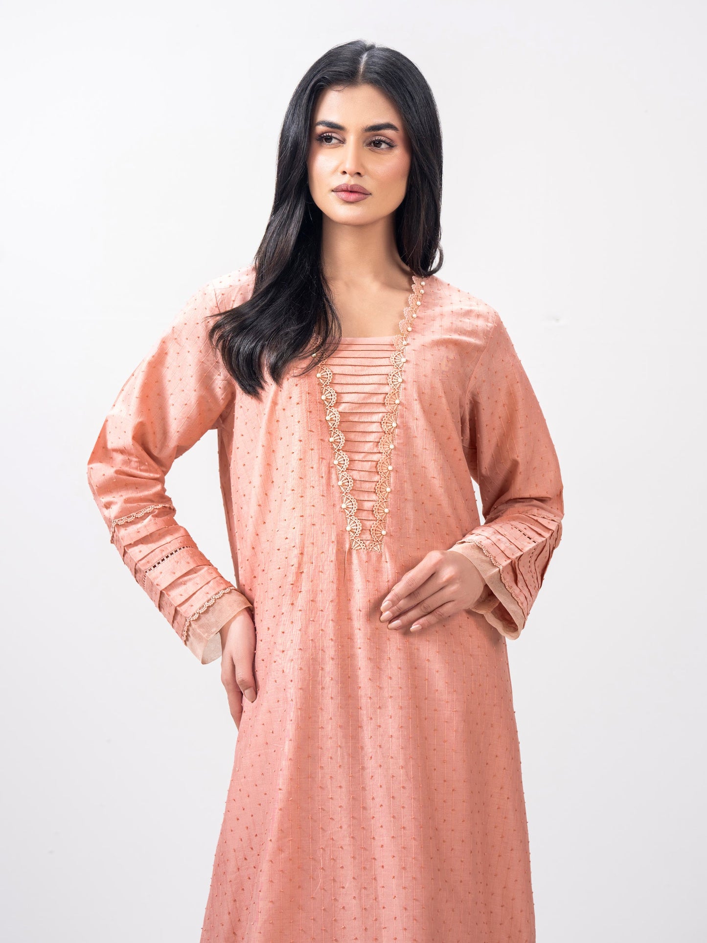 2 Lawn Texture- Embroidered (Pret)