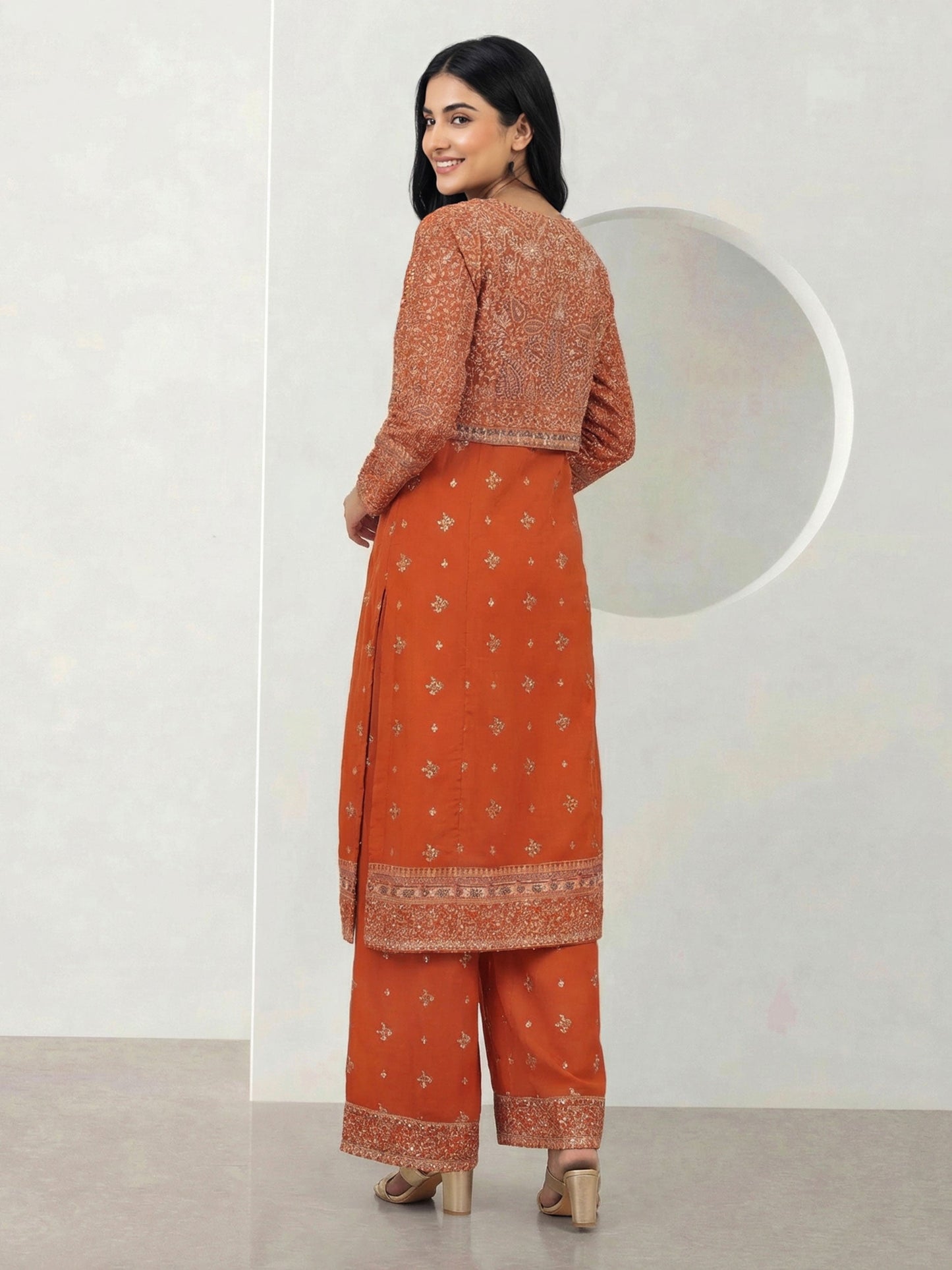 2 Piece Cambric Suit (Pret)