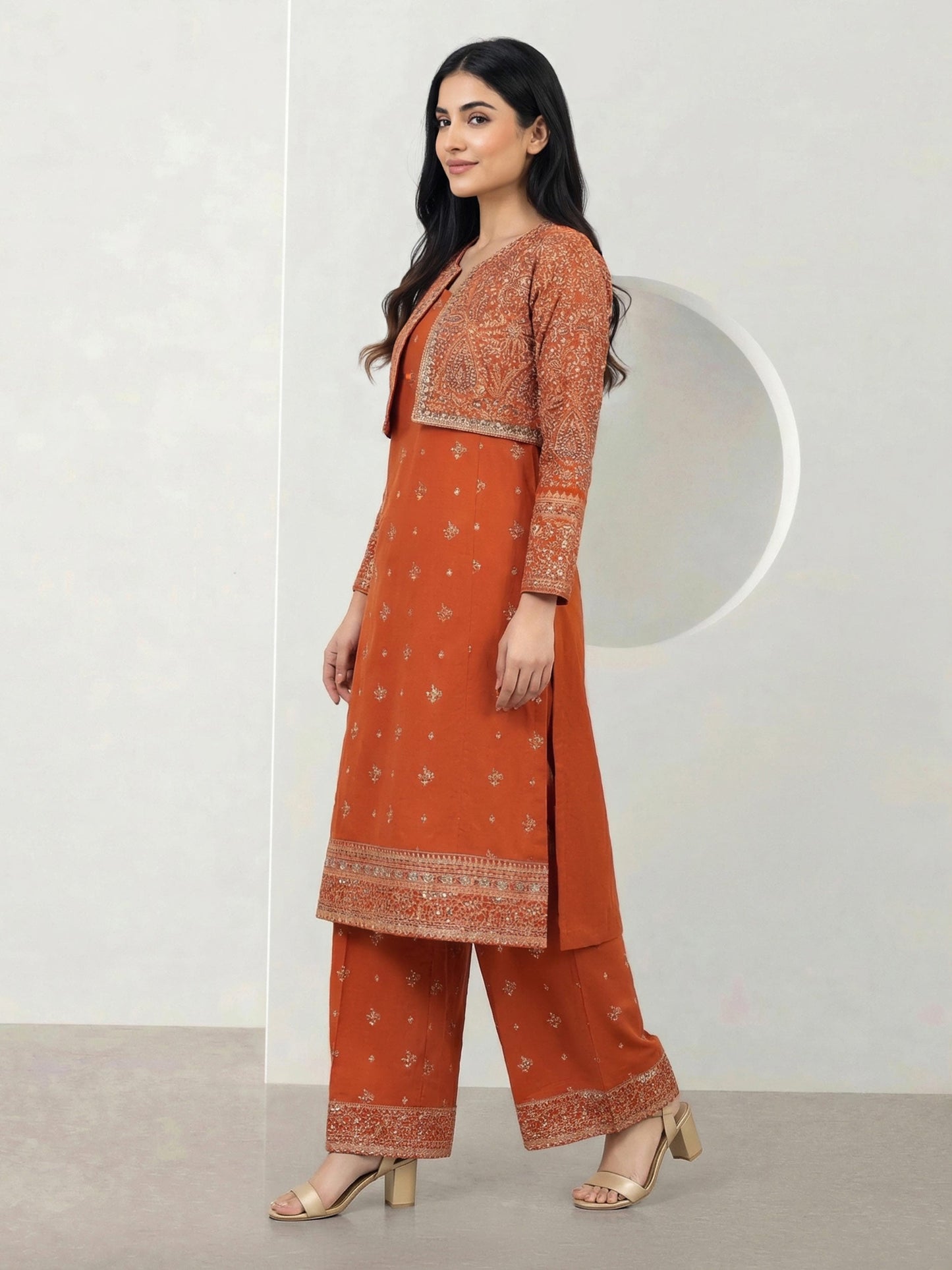2 Piece Cambric Suit (Pret)