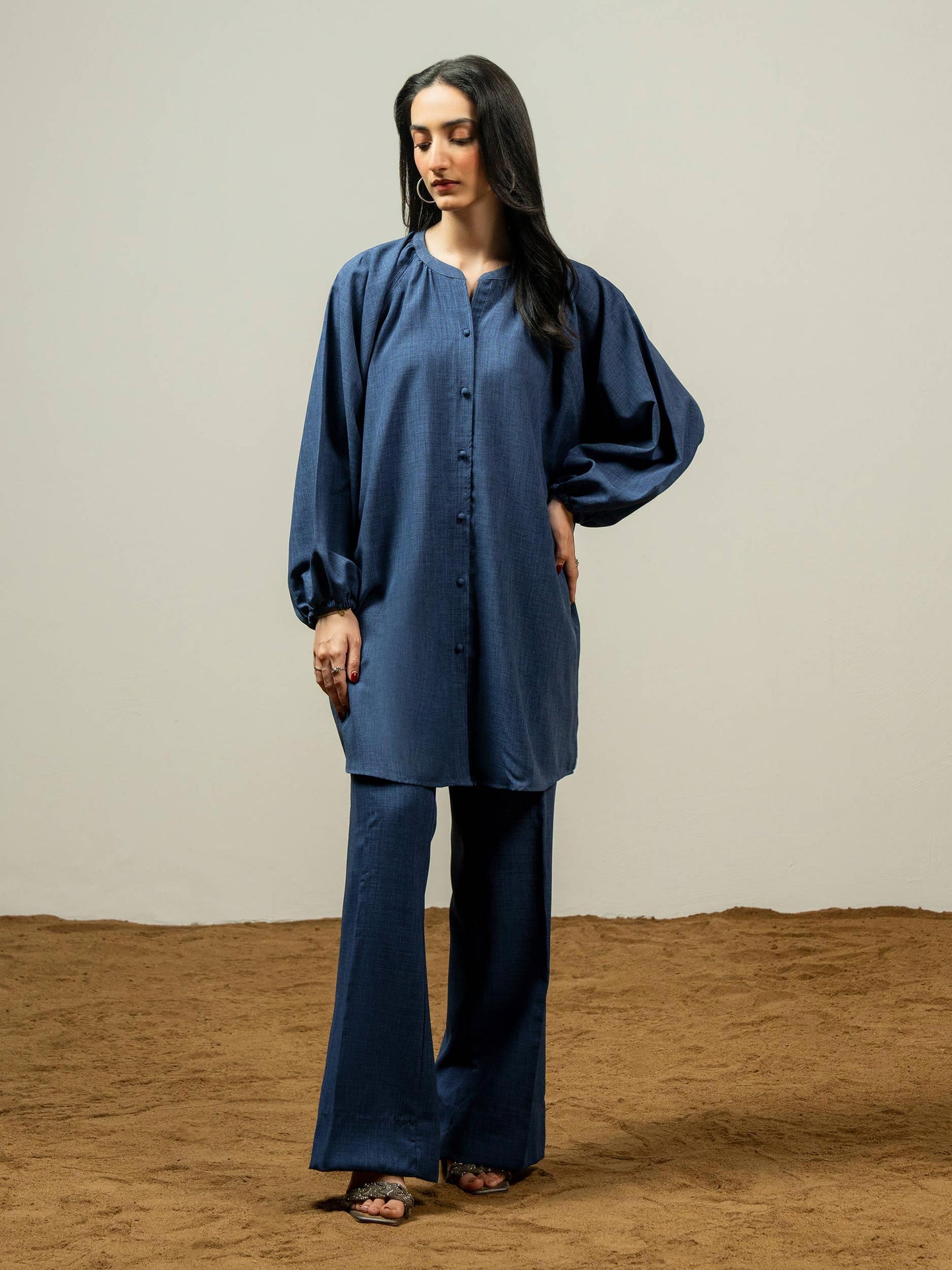 2 Piece Yarn Dyed Suit-Dyed (Pret)