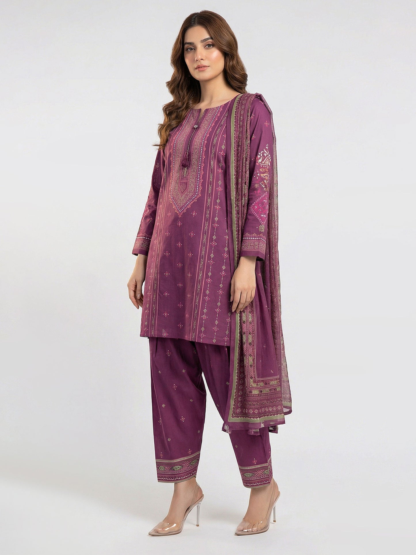 3 Piece Cambric (Pret)