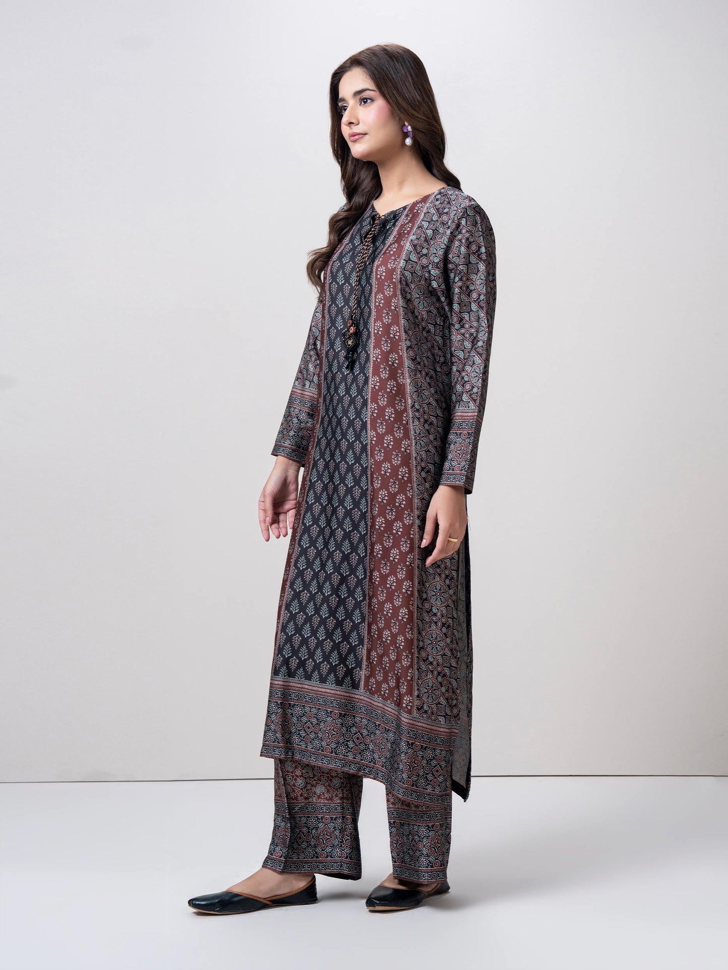 2 Piece Silk Suit (Pret)