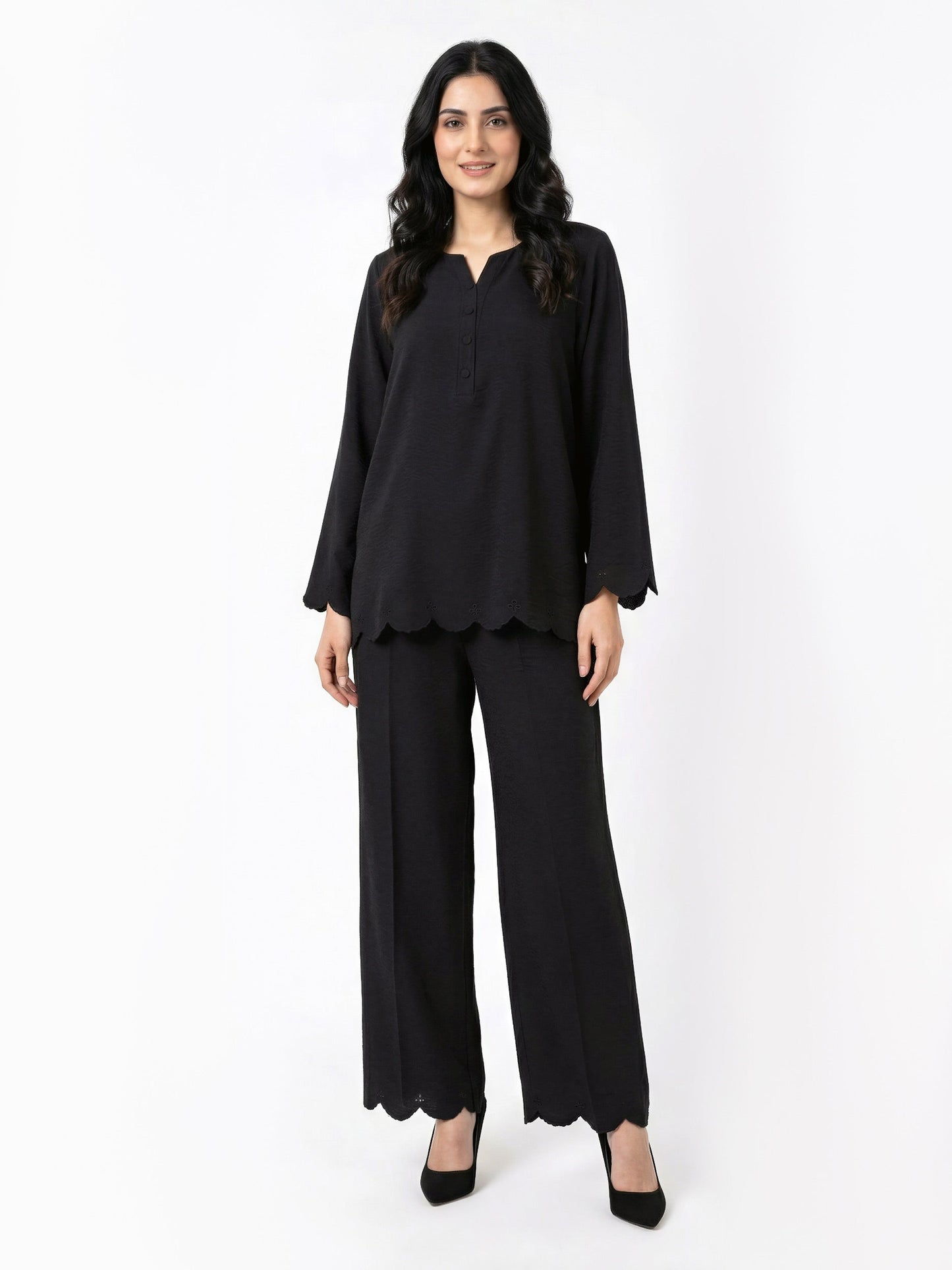 Grip Co ord set- Embroidered