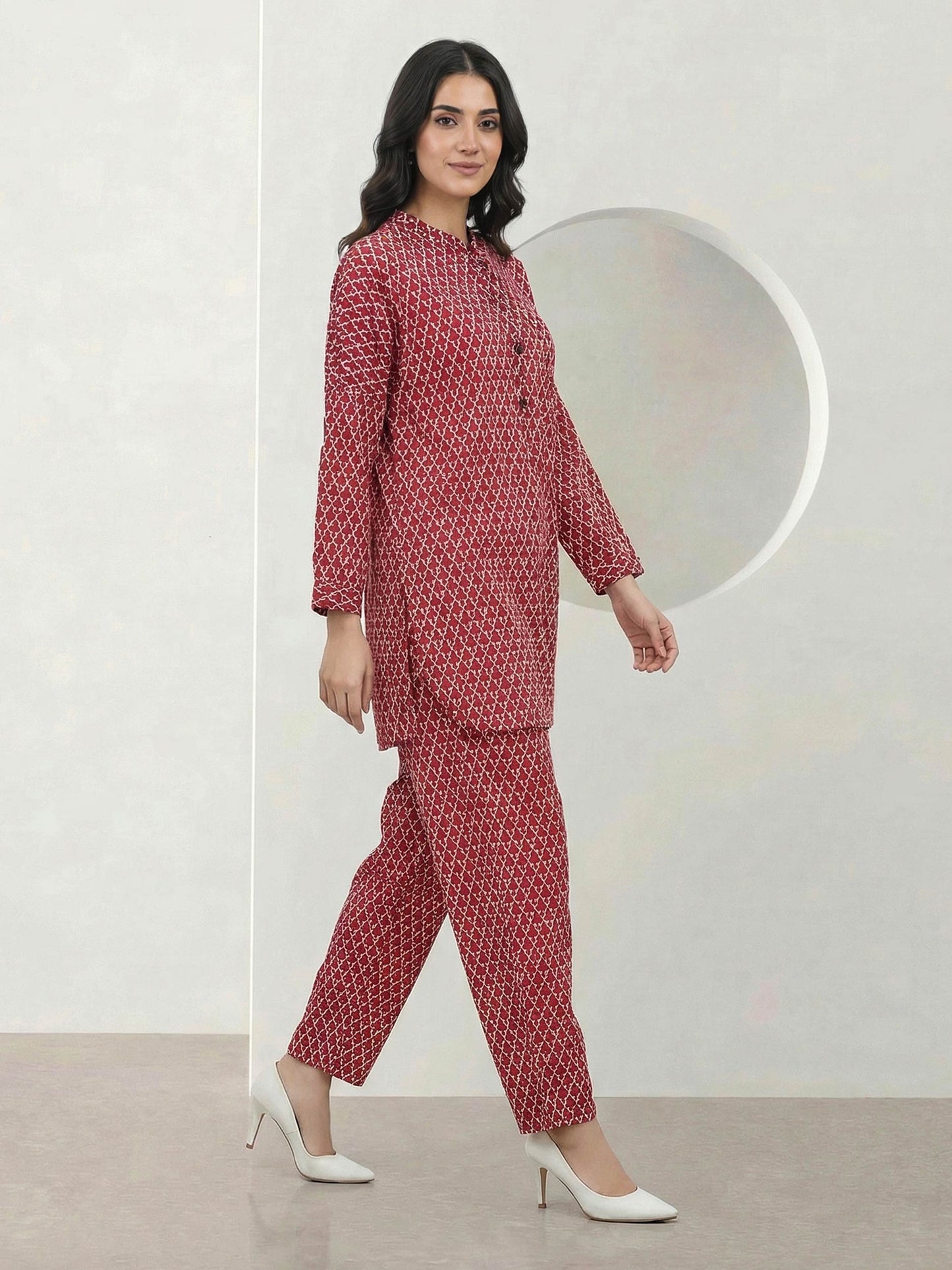 2 Piece Cambric Suit (Pret)