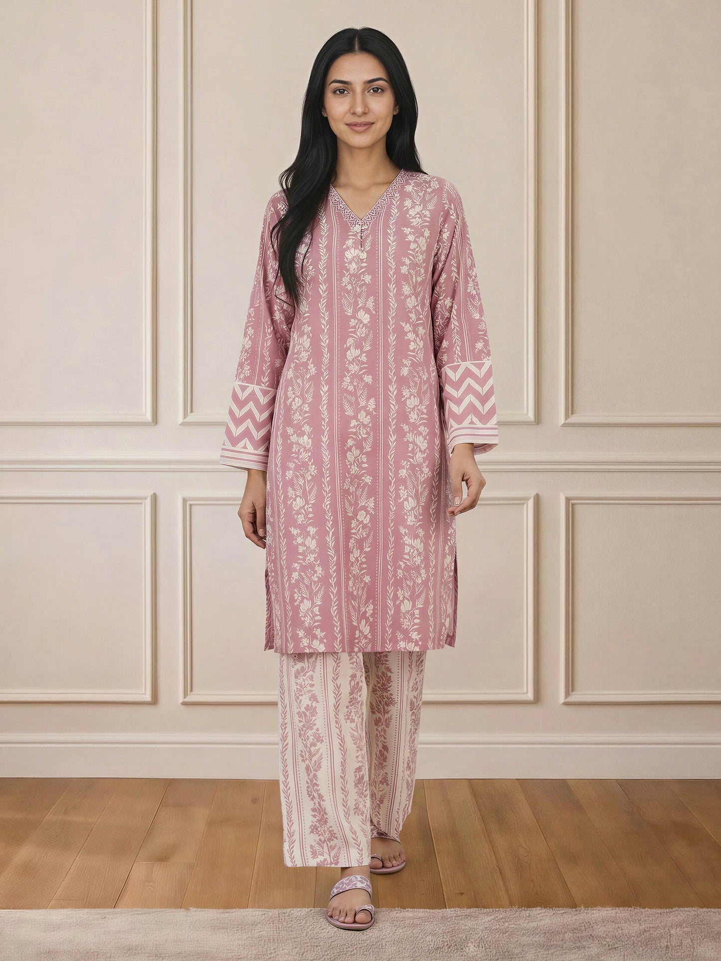 2 Piece Lawn Suit (Pret)