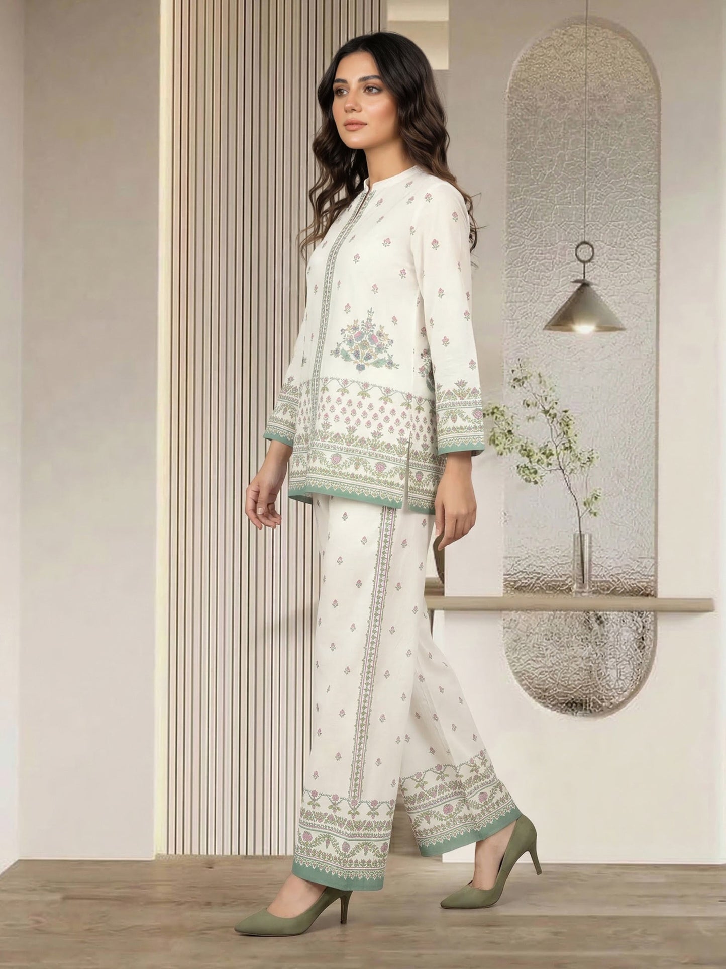 Lawn Slub Co-ord set