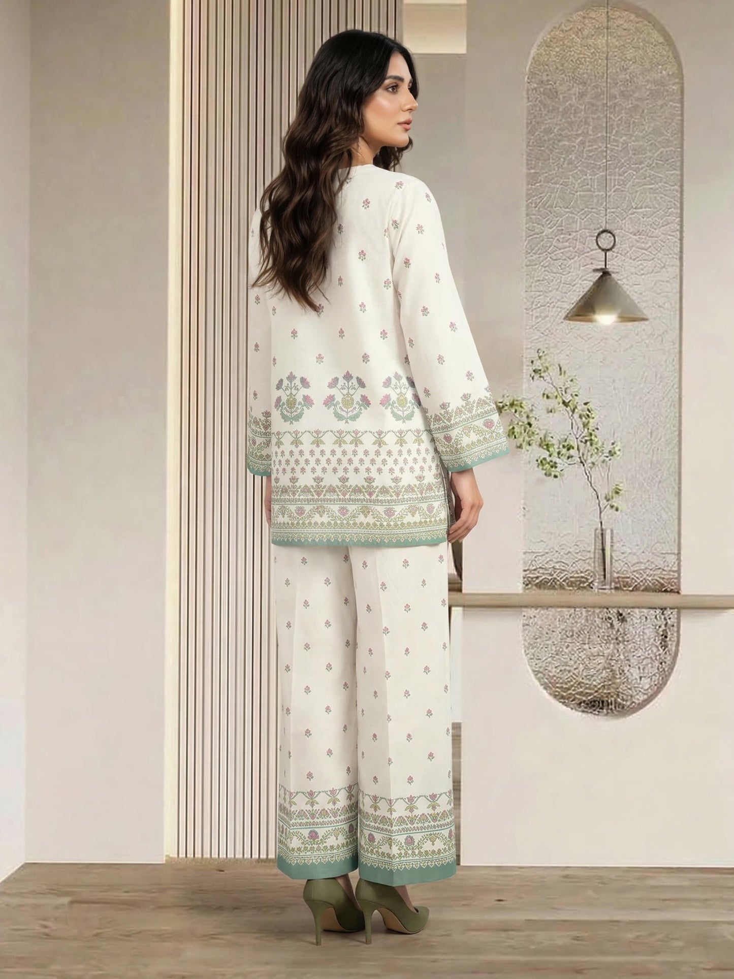 Lawn Slub Co-ord set