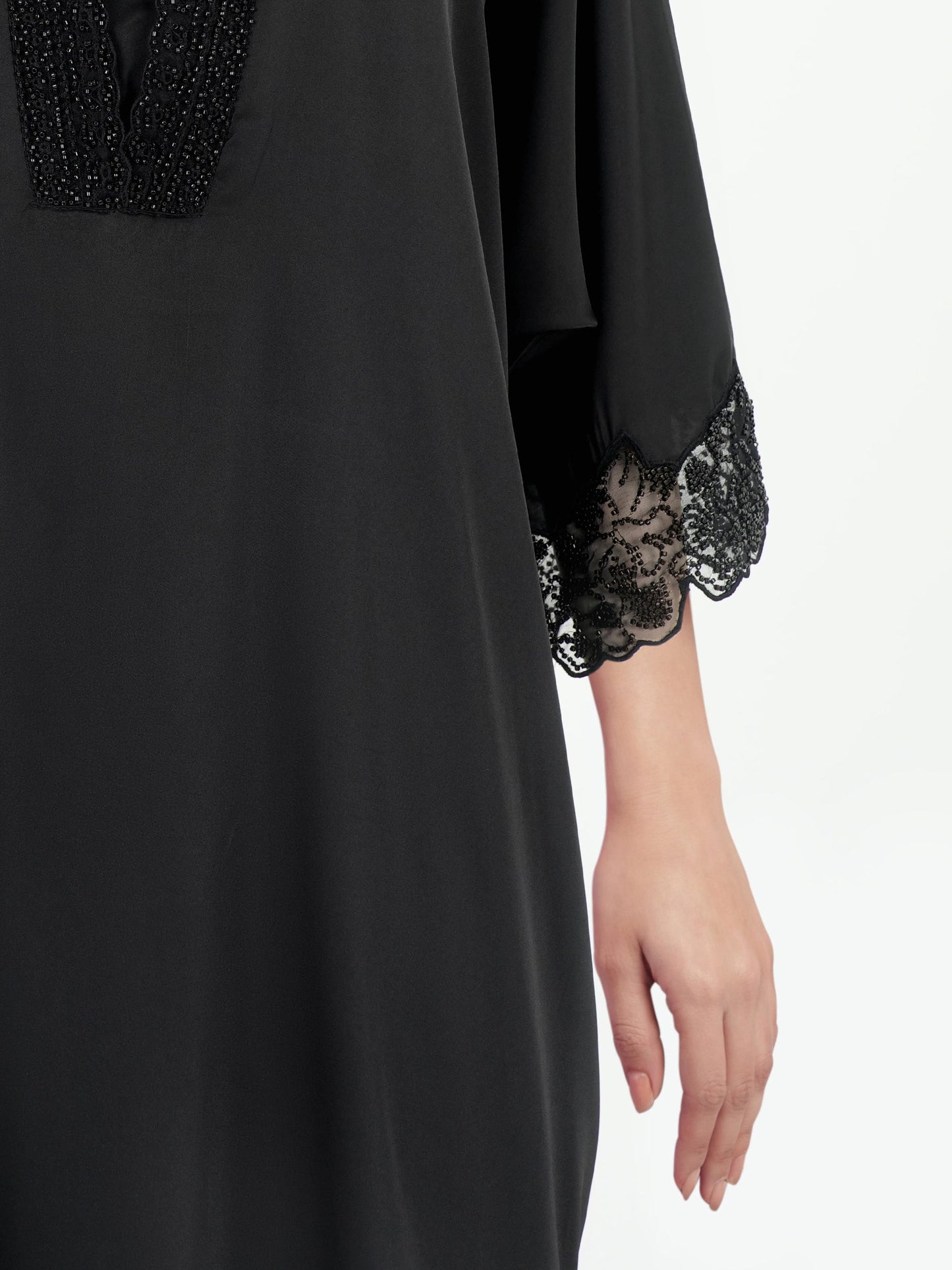 2 Piece Silk Suit- Embellished (Pret)