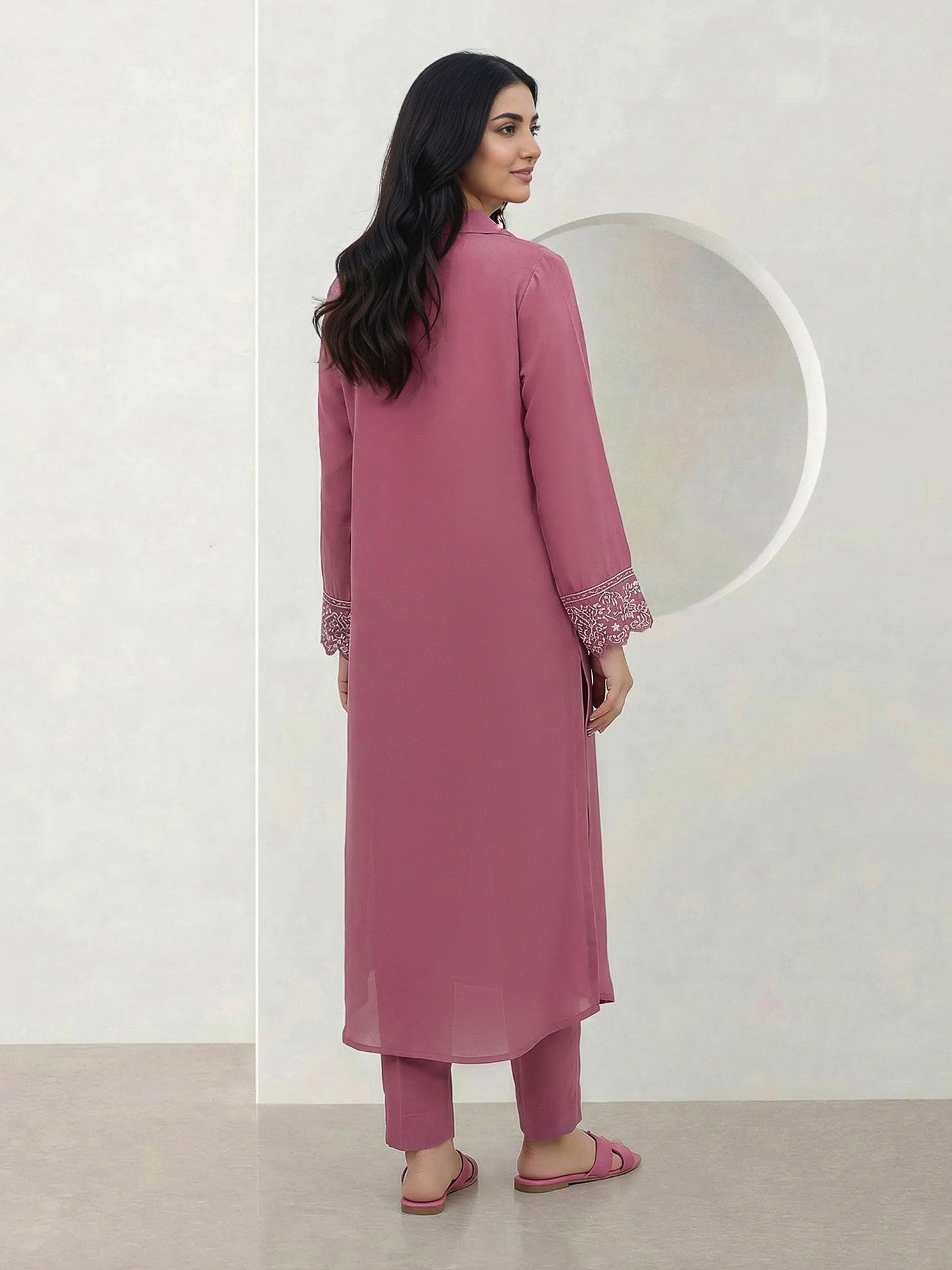 2 Piece Grip Suit- Embroidered (Pret)