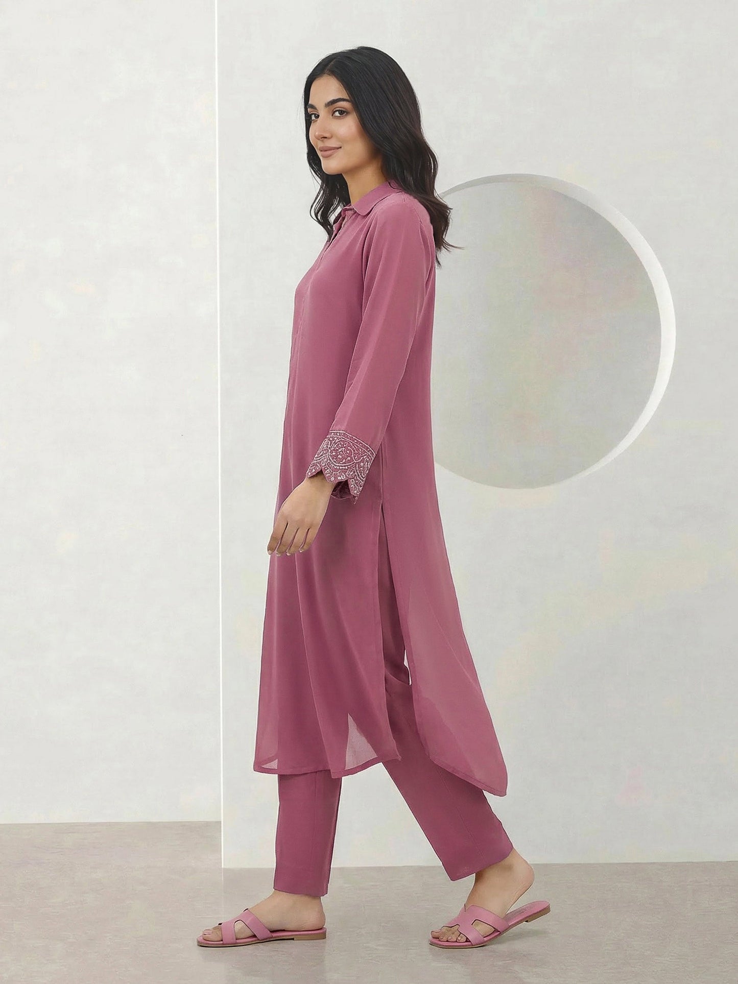 2 Piece Grip Suit- Embroidered (Pret)