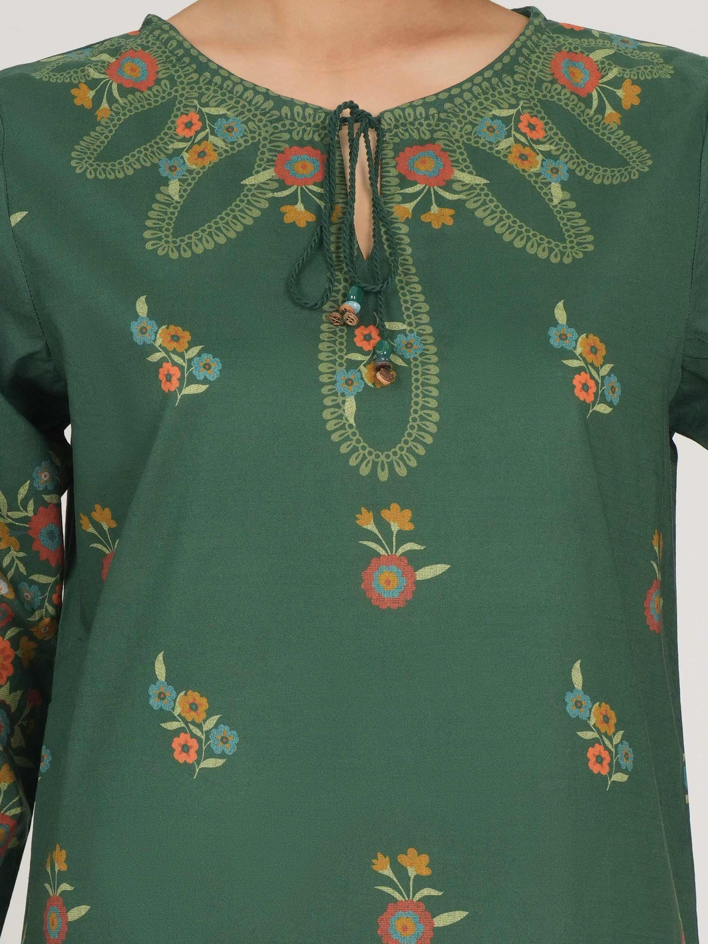 2 Piece Lawn Slub Suit (Pret)