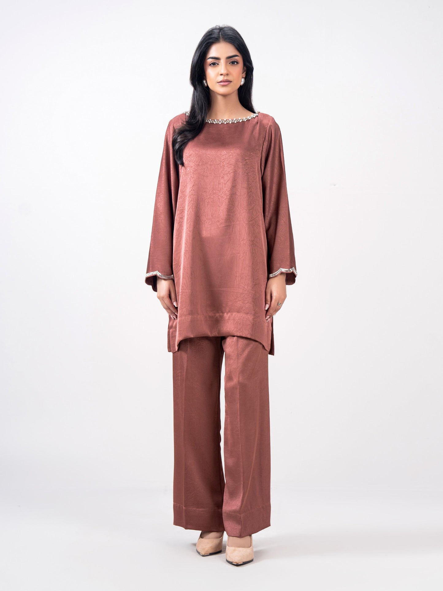 Premium Silk Co-ord set- Embellished