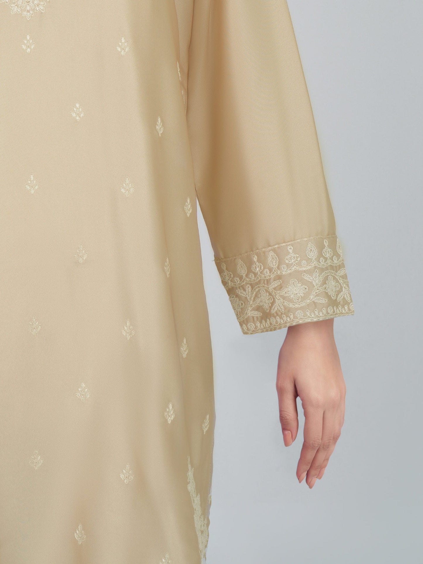 2 Piece Silk Suit- Embroidered (Pret)