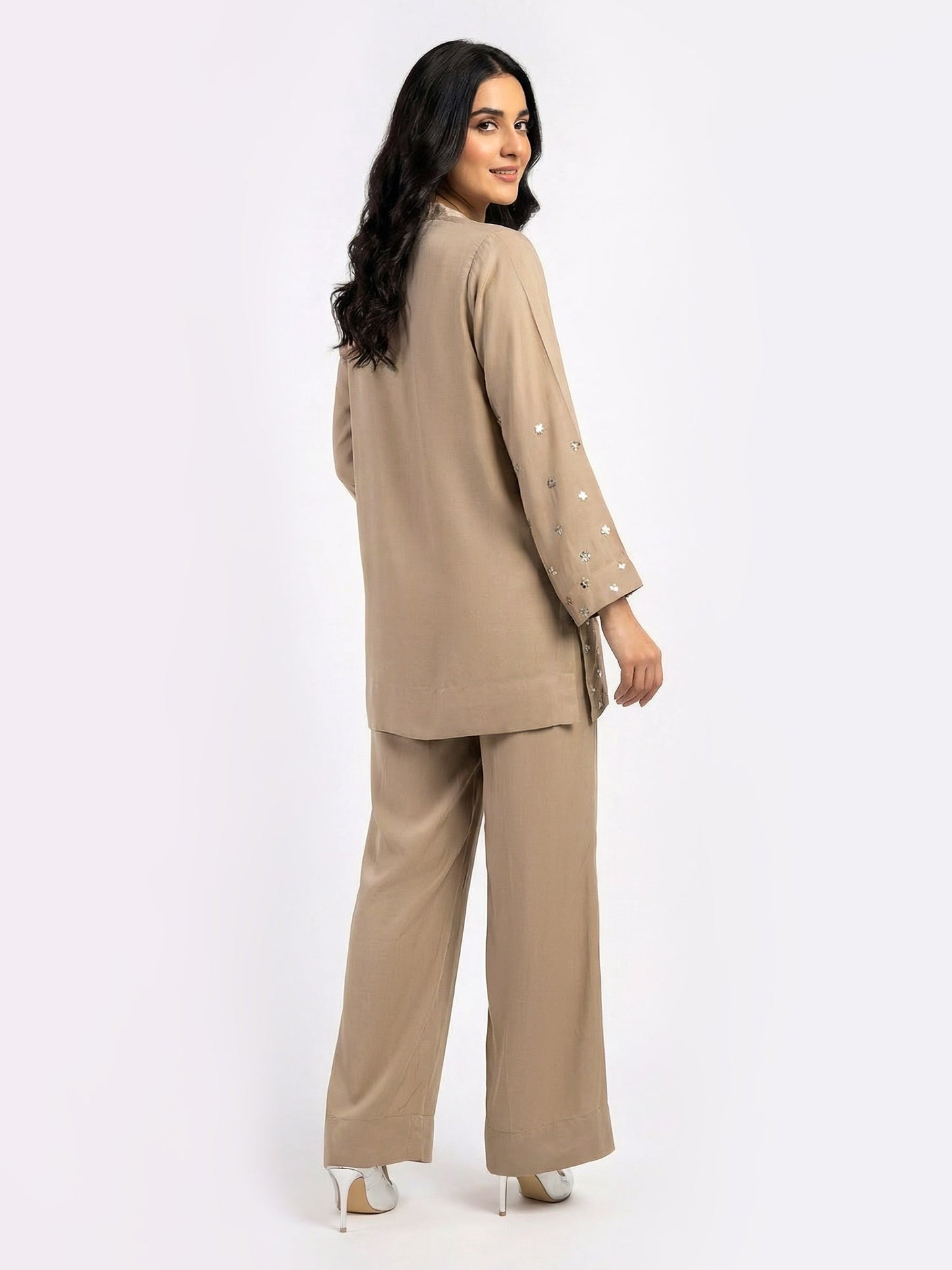 Silk Co-ord Set- Embellished