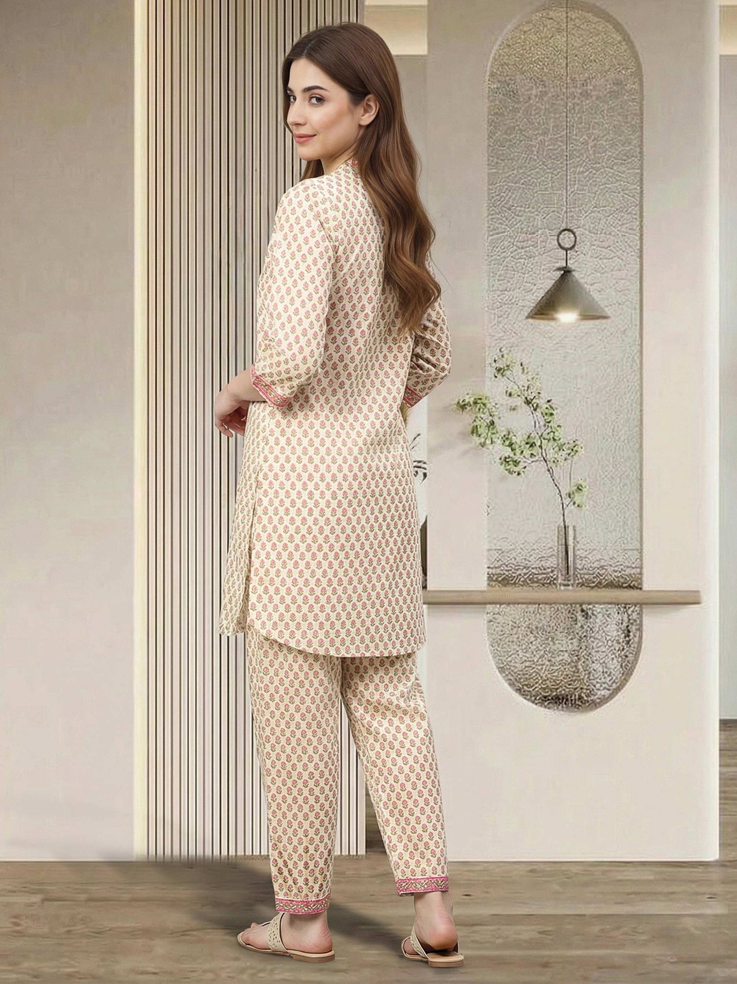 2 Piece Cambric Suit (Pret)