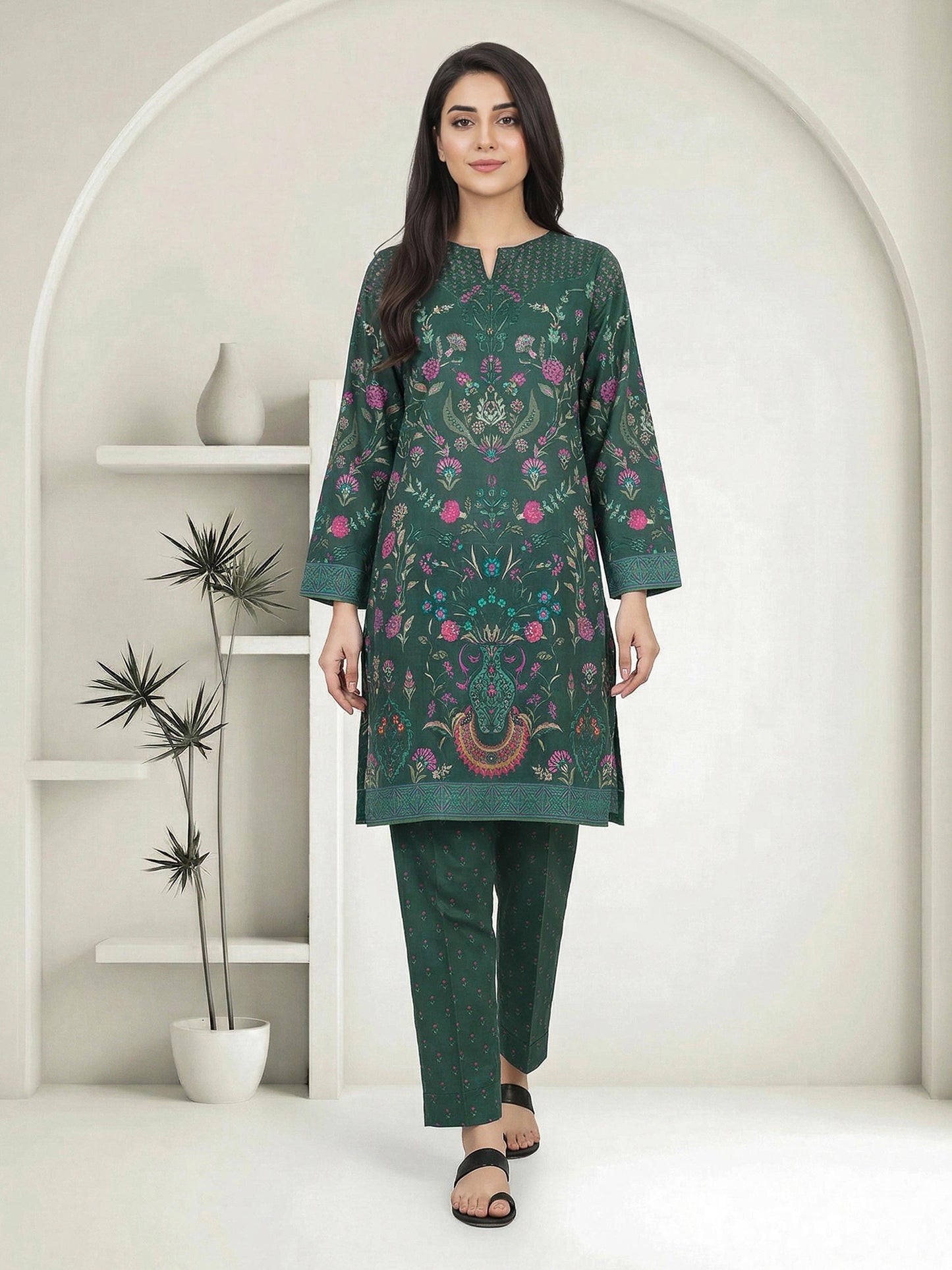 2 Piece Lawn Suit (Pret)