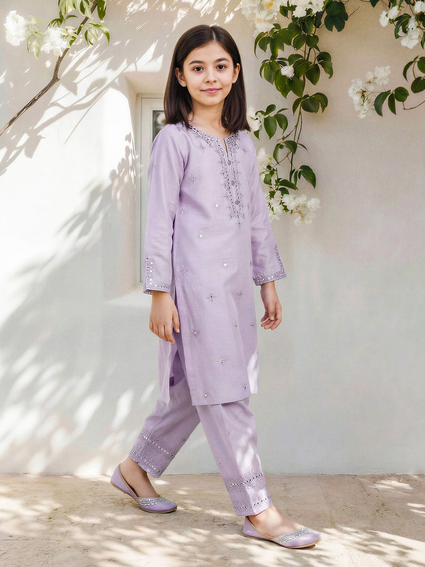 2 Piece Lawn Suit- Embroidered (Pret)