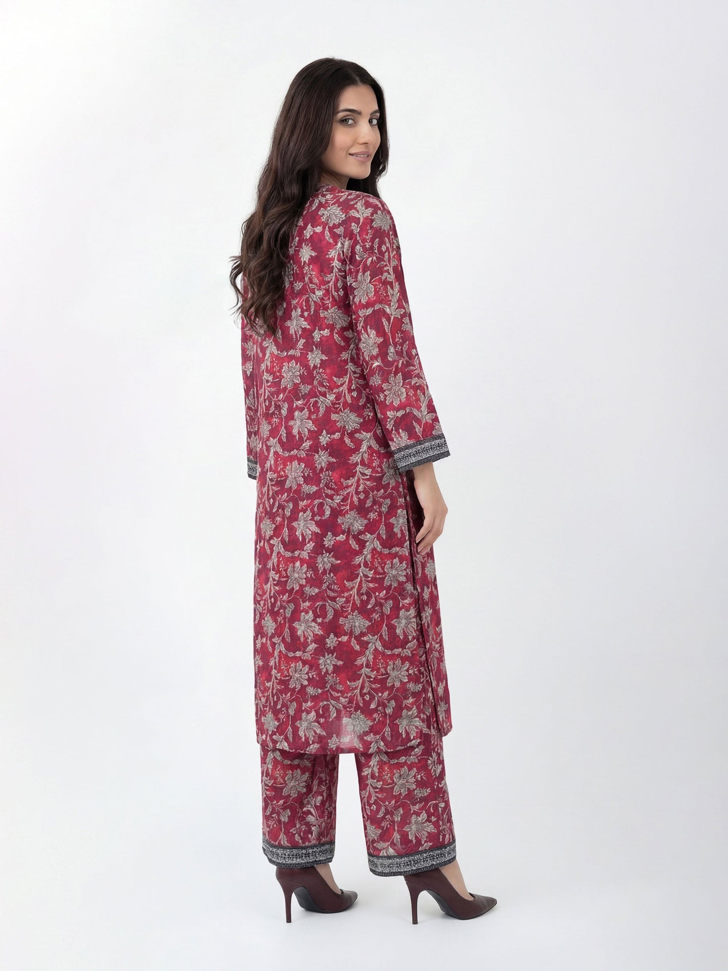 2 Piece Viscose Slub Suit (Pret)