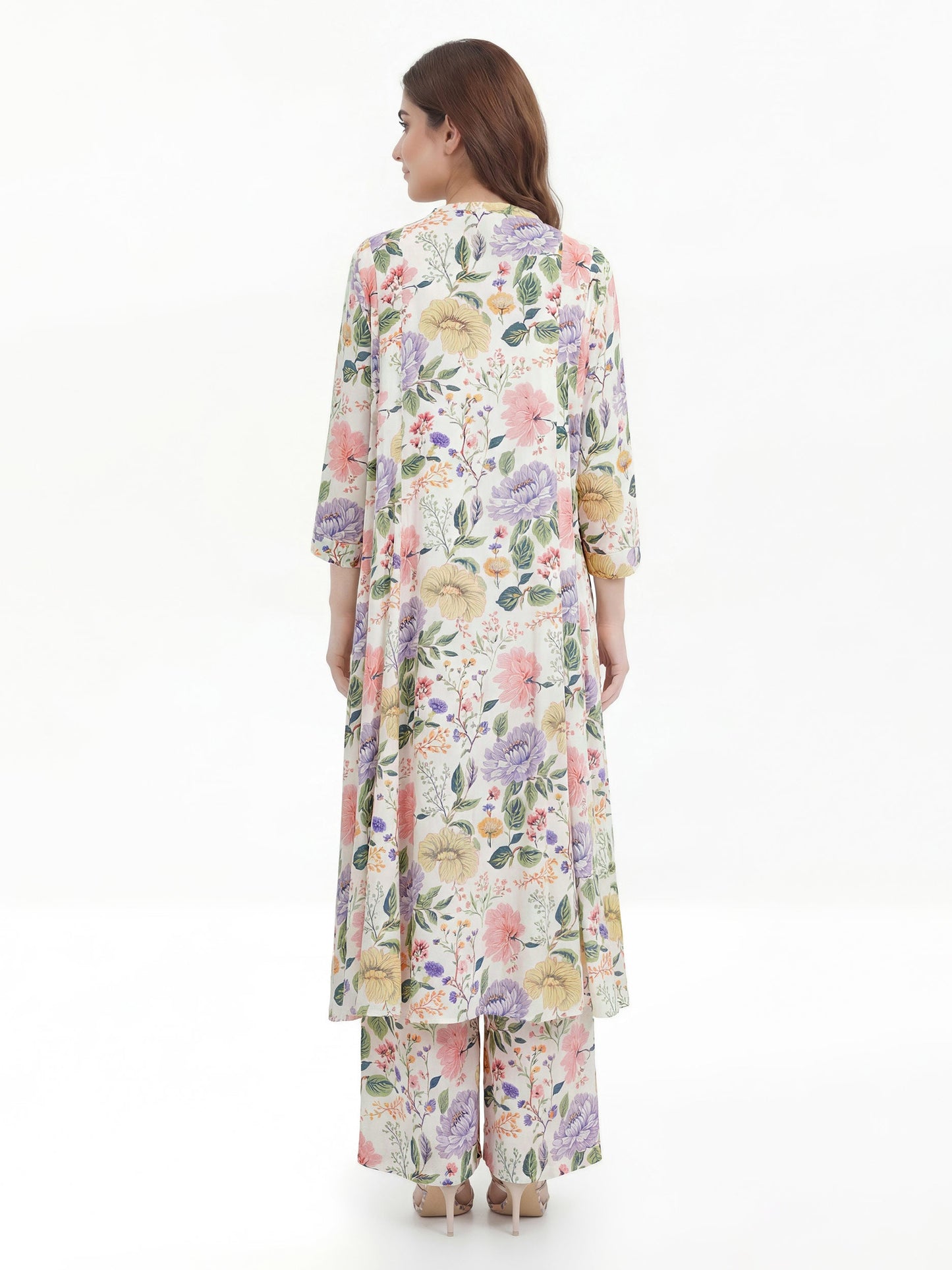 2 Piece Viscose Slub Suit (Pret)