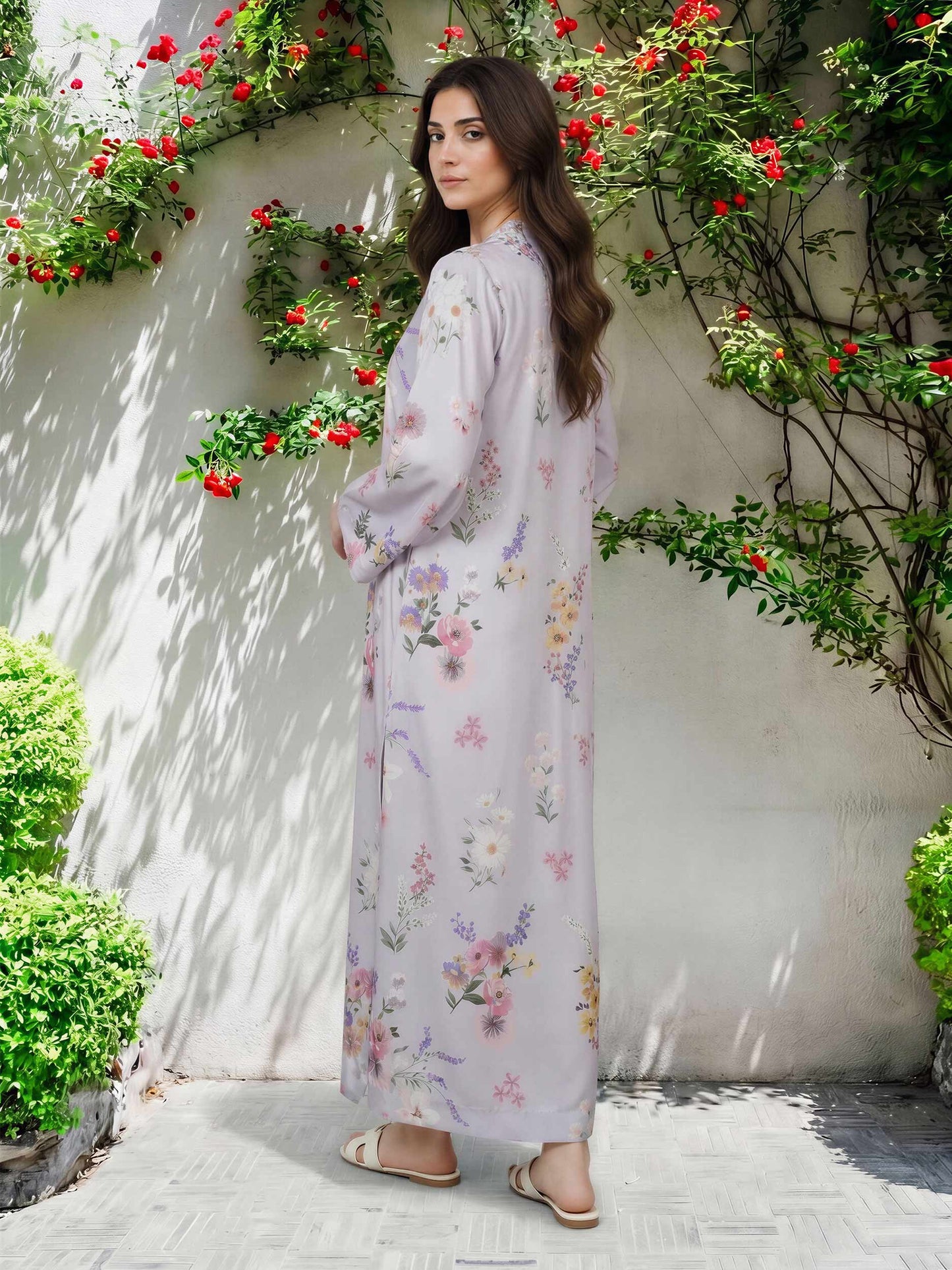 2 Piece Silk Suit- Embroidered (Pret)