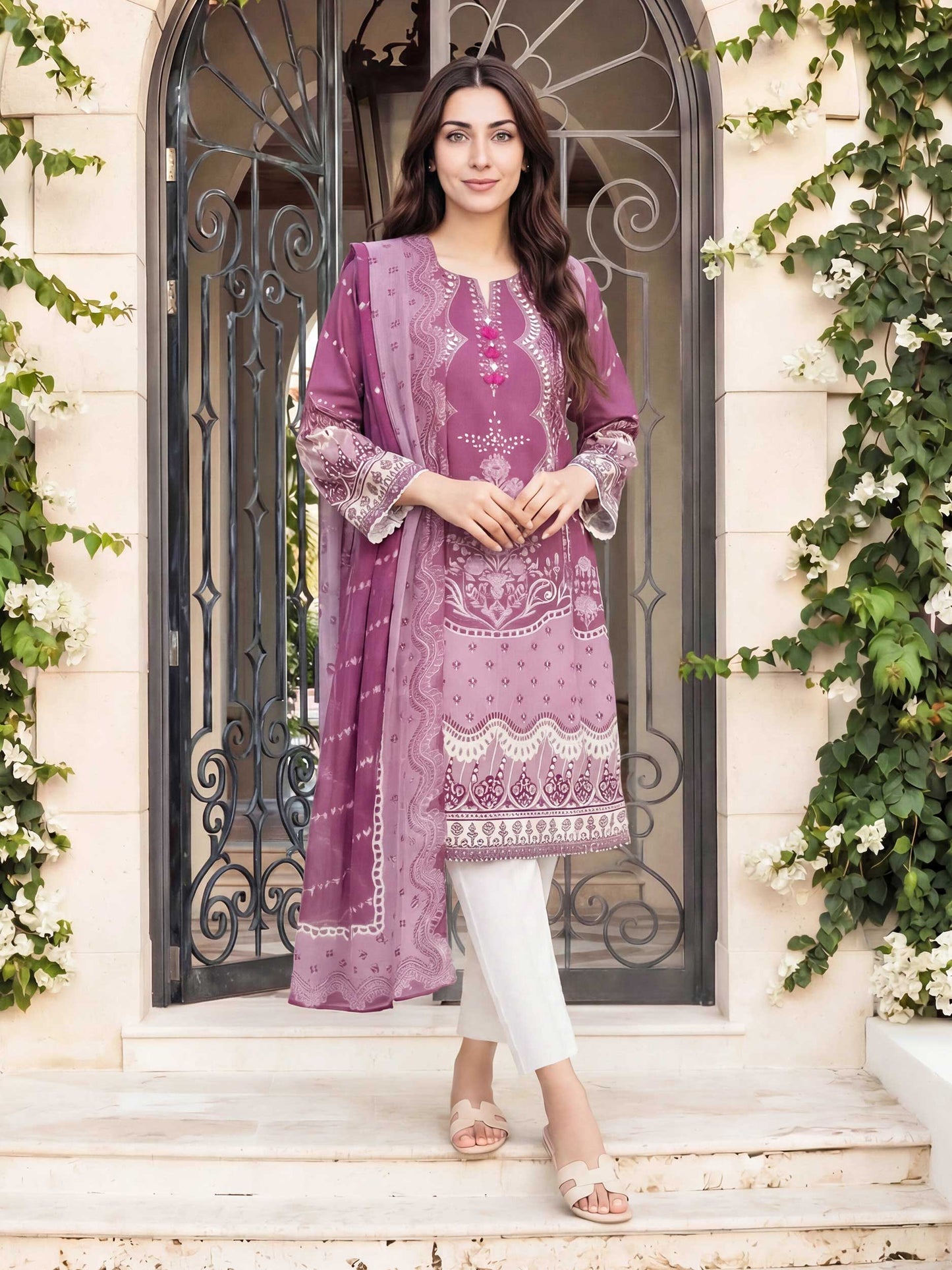 2 Piece Lawn Suit (Pret)