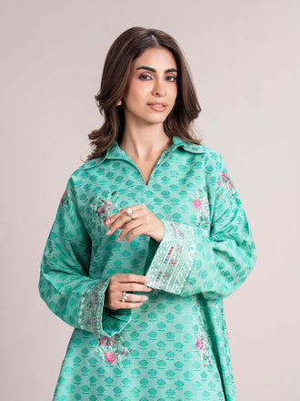 self-jacquard-kurti-embroidered-(pret)