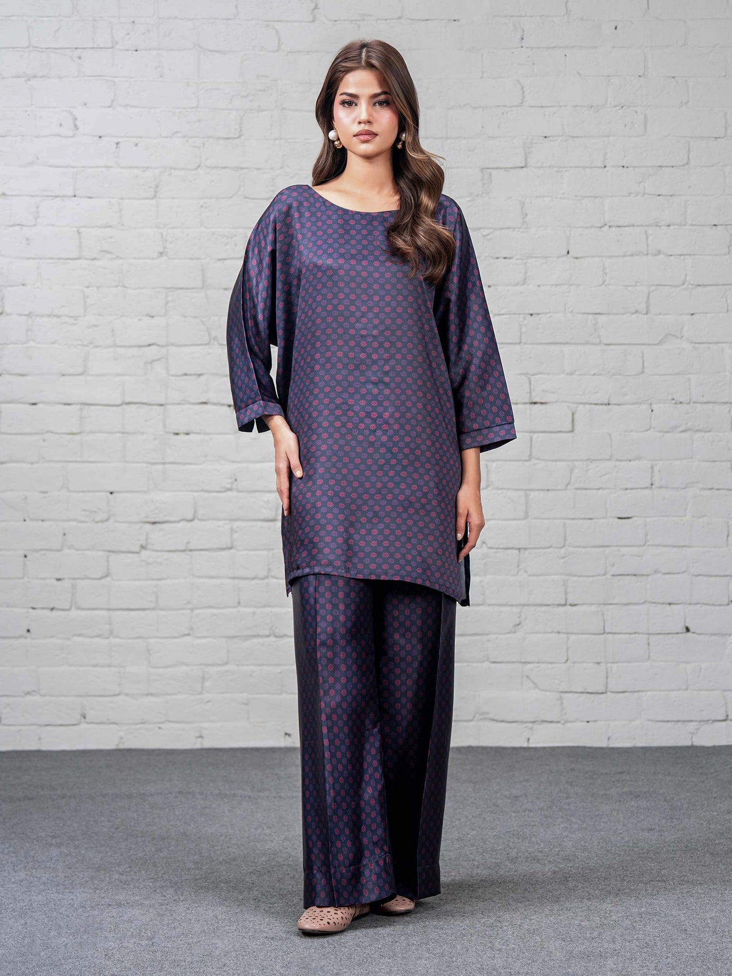 2 Piece Silk Suit (Pret)