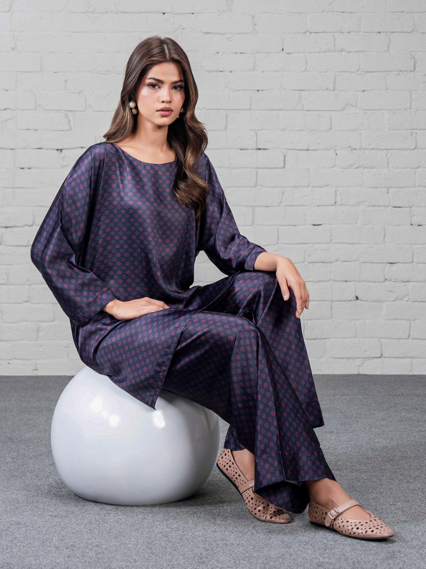 2 Piece Silk Suit (Pret)