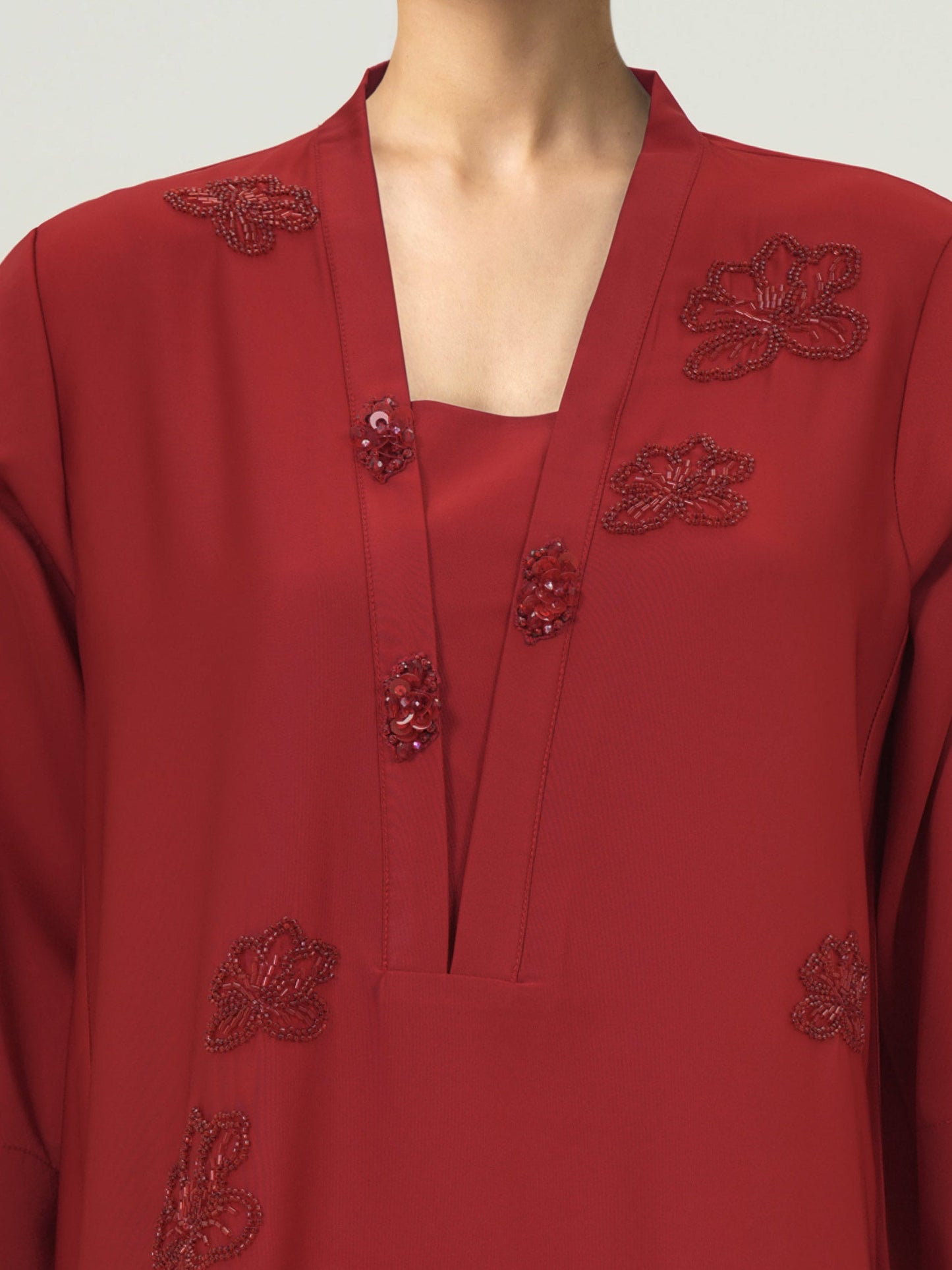 2 Piece Silk Suit- Embroidered (Pret)