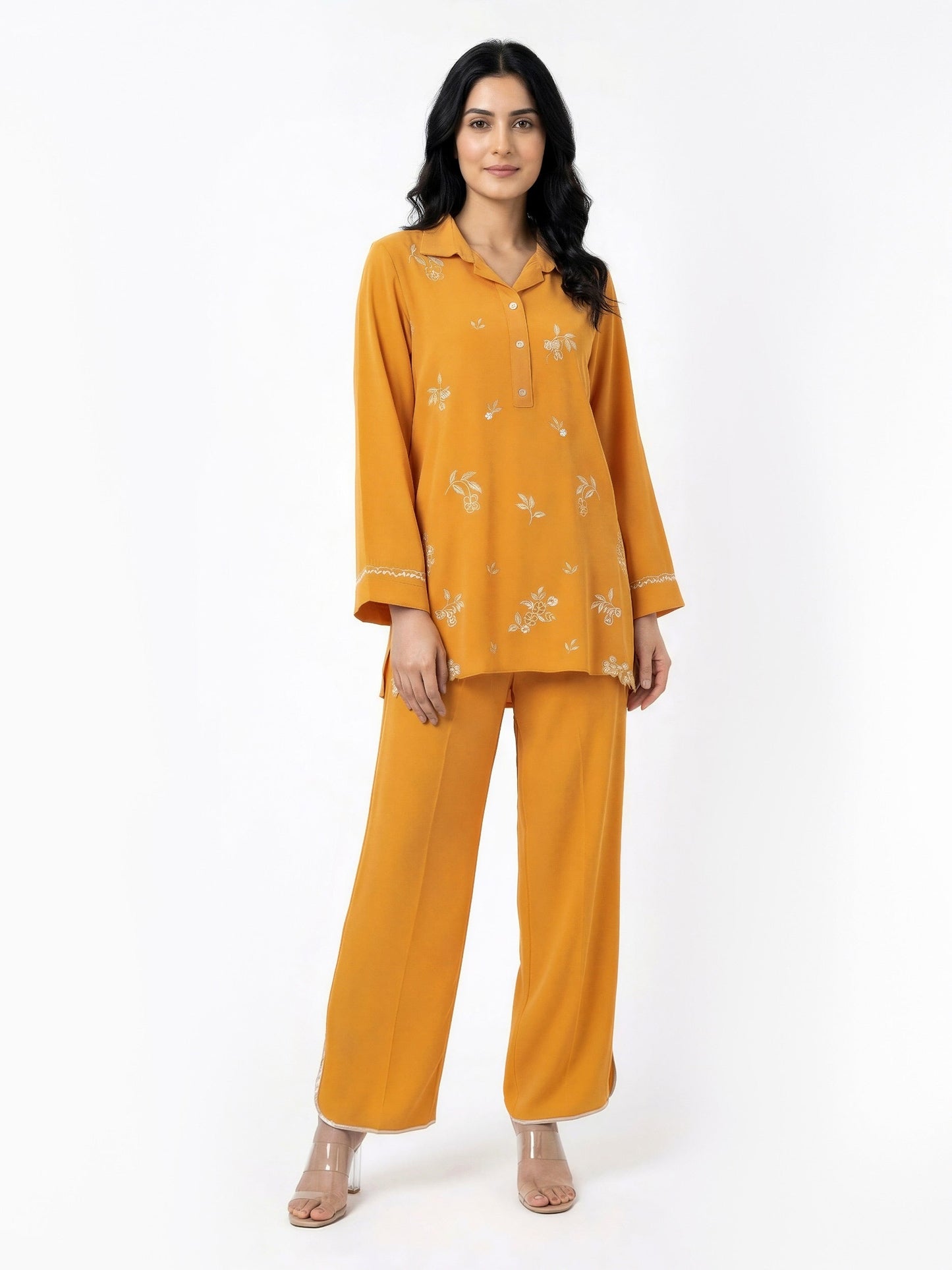 Grip Co-ord set- Embroidered