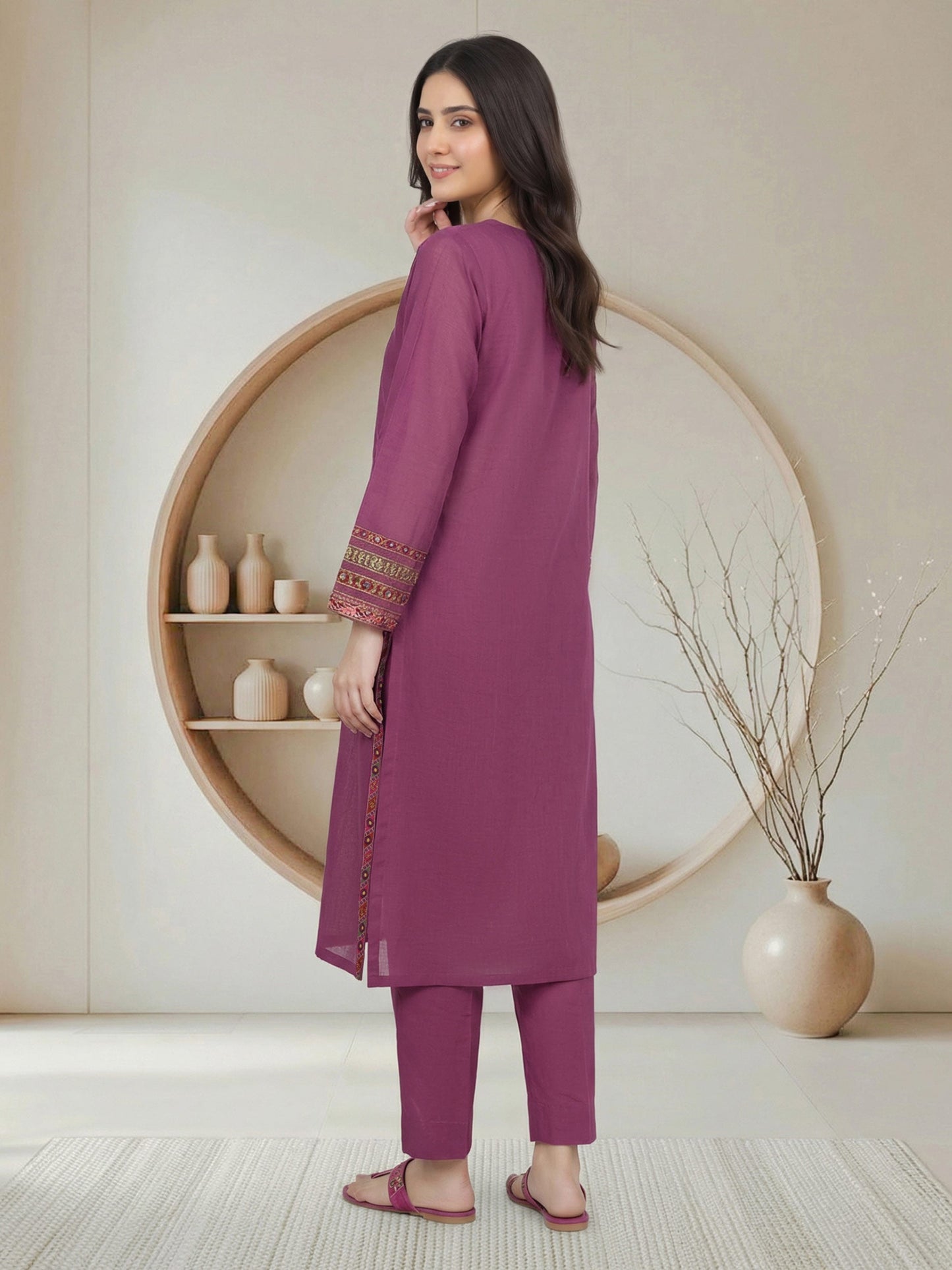 2 Piece Lawn Missouri Suit- Embroidered (Pret)