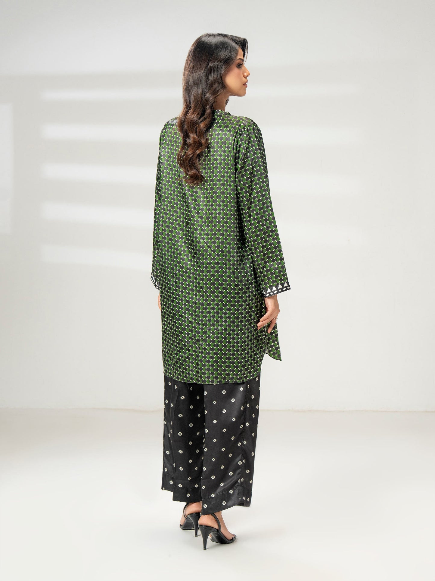Silk Co-ord Set-Printed (Pret)