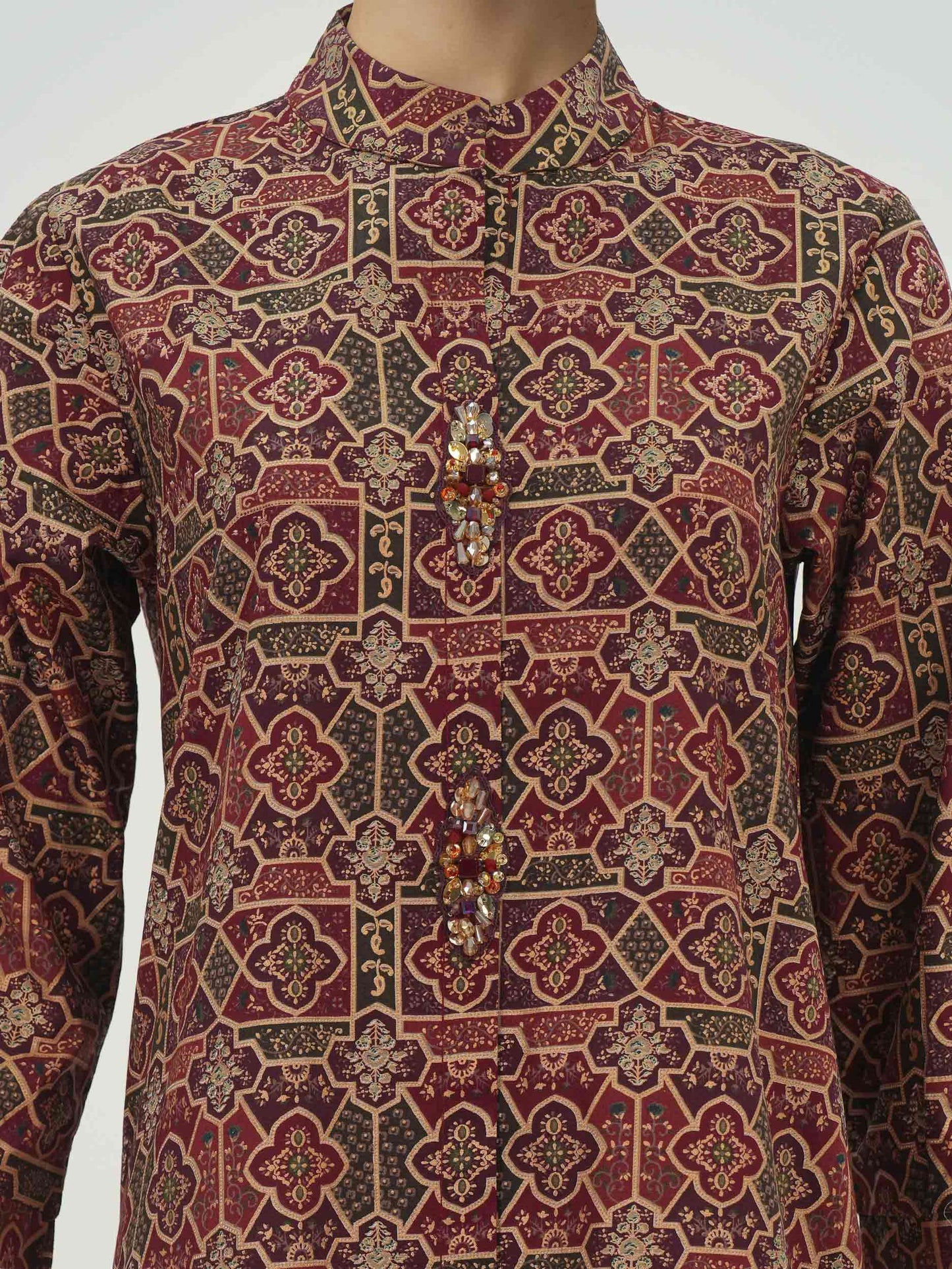 2 Piece Cambric Suit (Pret)