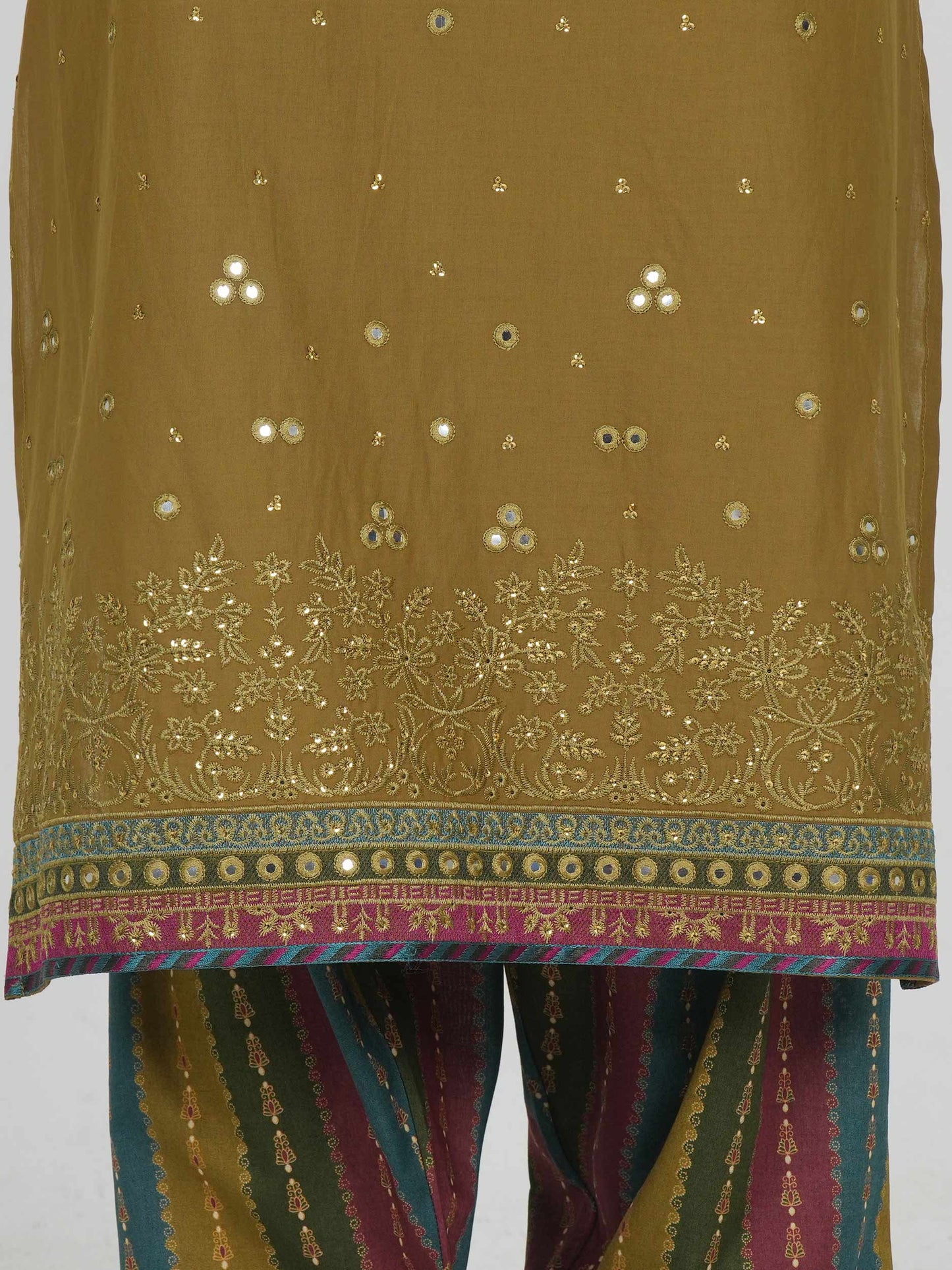 2 Piece Lawn Suit- Embroidered (Pret)
