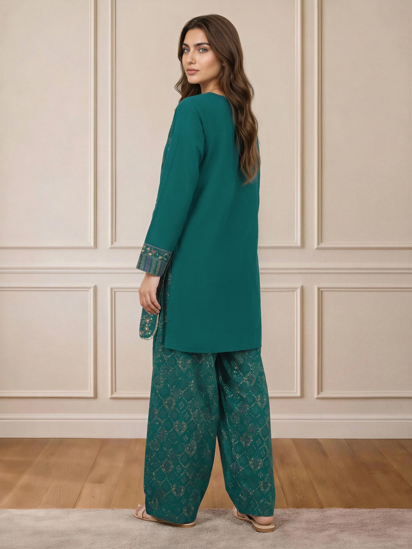 2 Piece Lawn Suit- Embroidered (Pret)